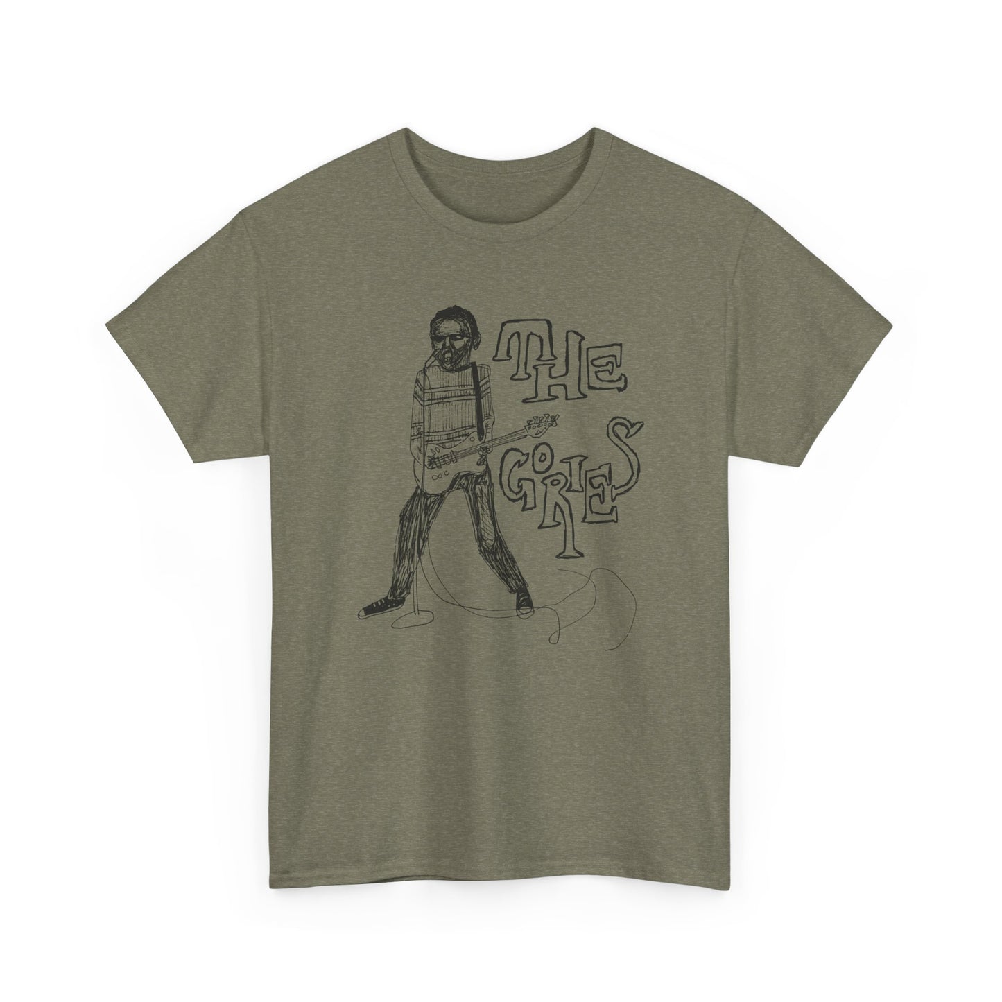 the gories detroit garage punk fan art sketch tshirt