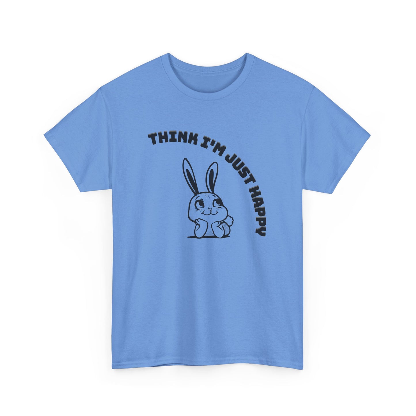 think I'm just happy nirvana song lyrics with bunny tshirt
