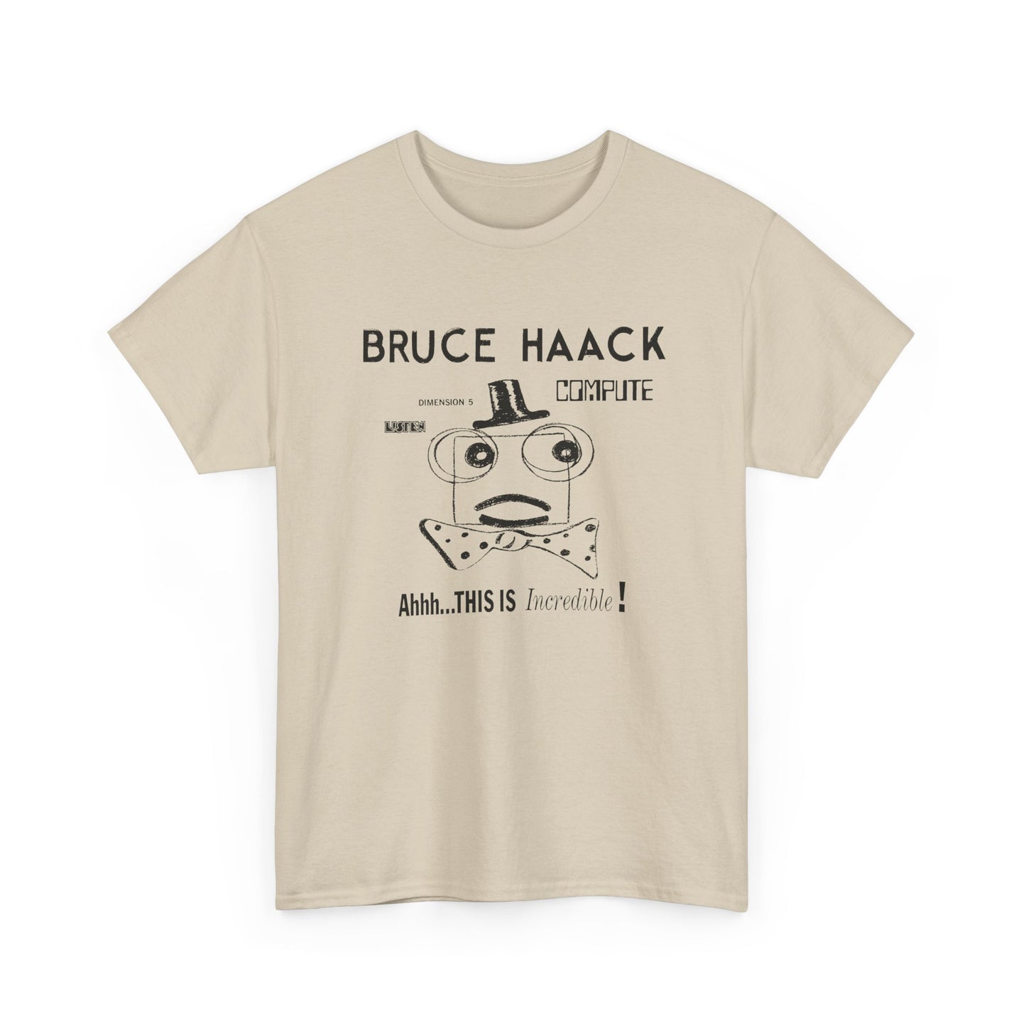 bruce haack fan edit tshirt
