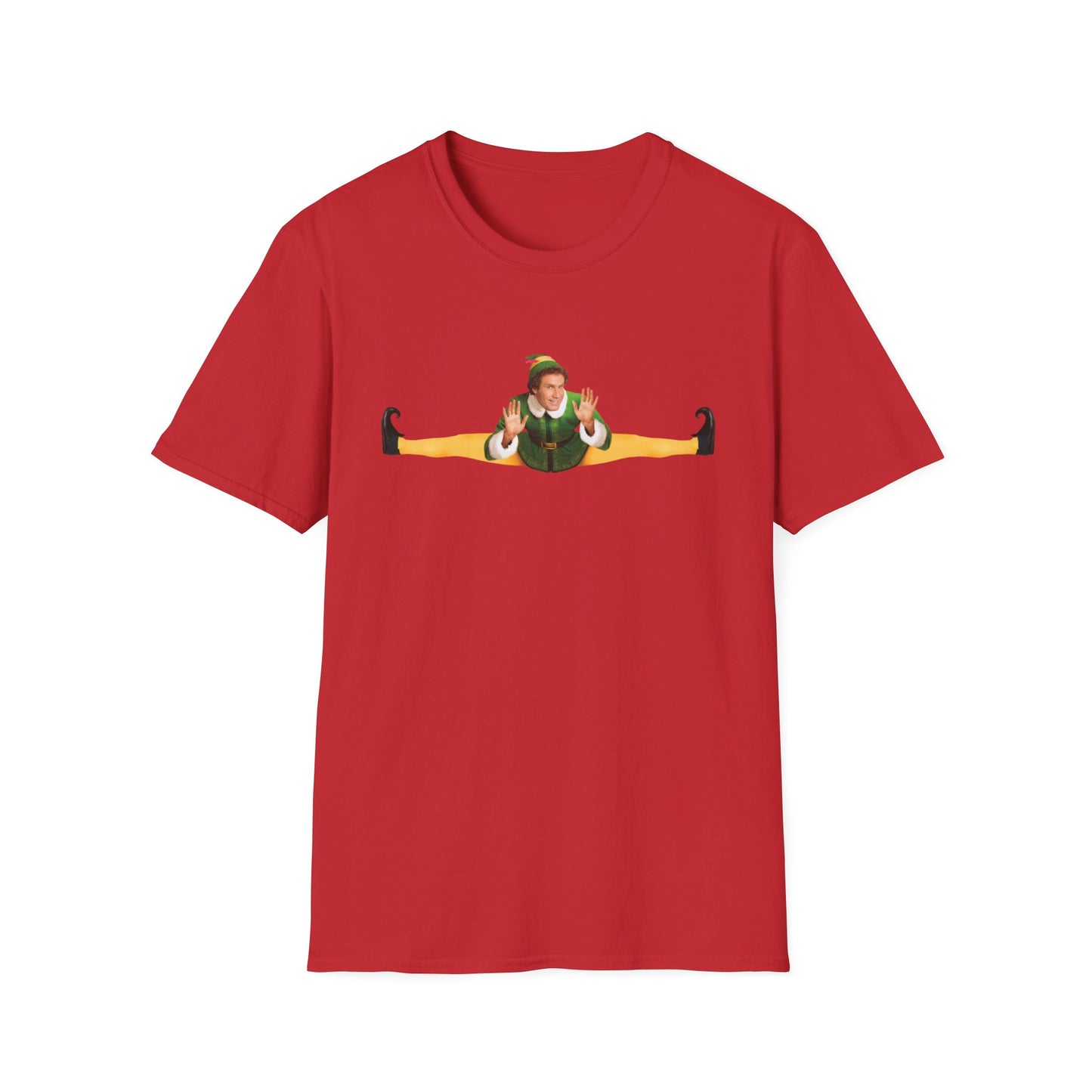 elf 2003 will ferrell doing the splits christmas tshirt