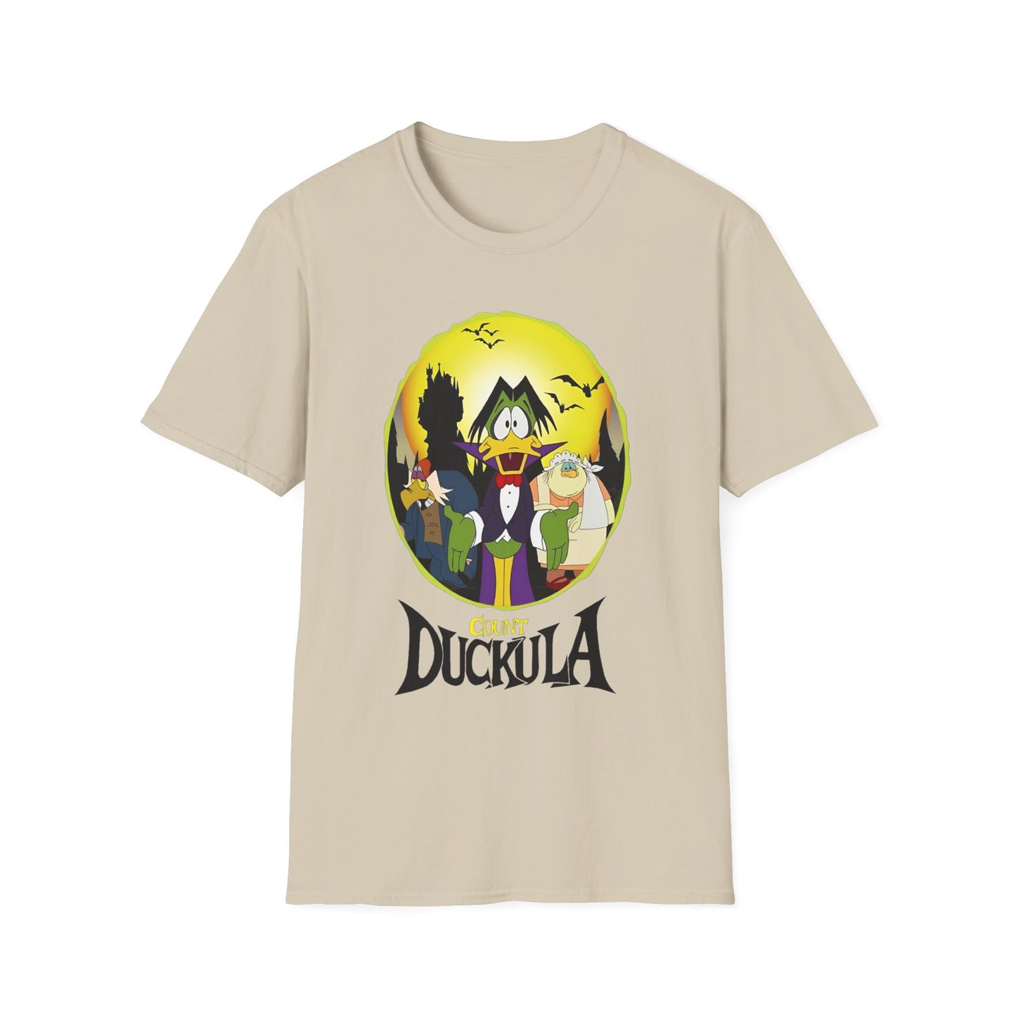 1980s cartoon "count duckula" the vegetarian vampire tshirt