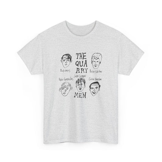 the quarrymen original lineup wonky sketch band tshirt