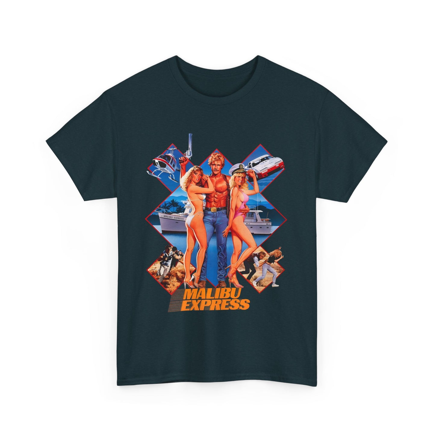 1985 malibu express movie poster tshirt