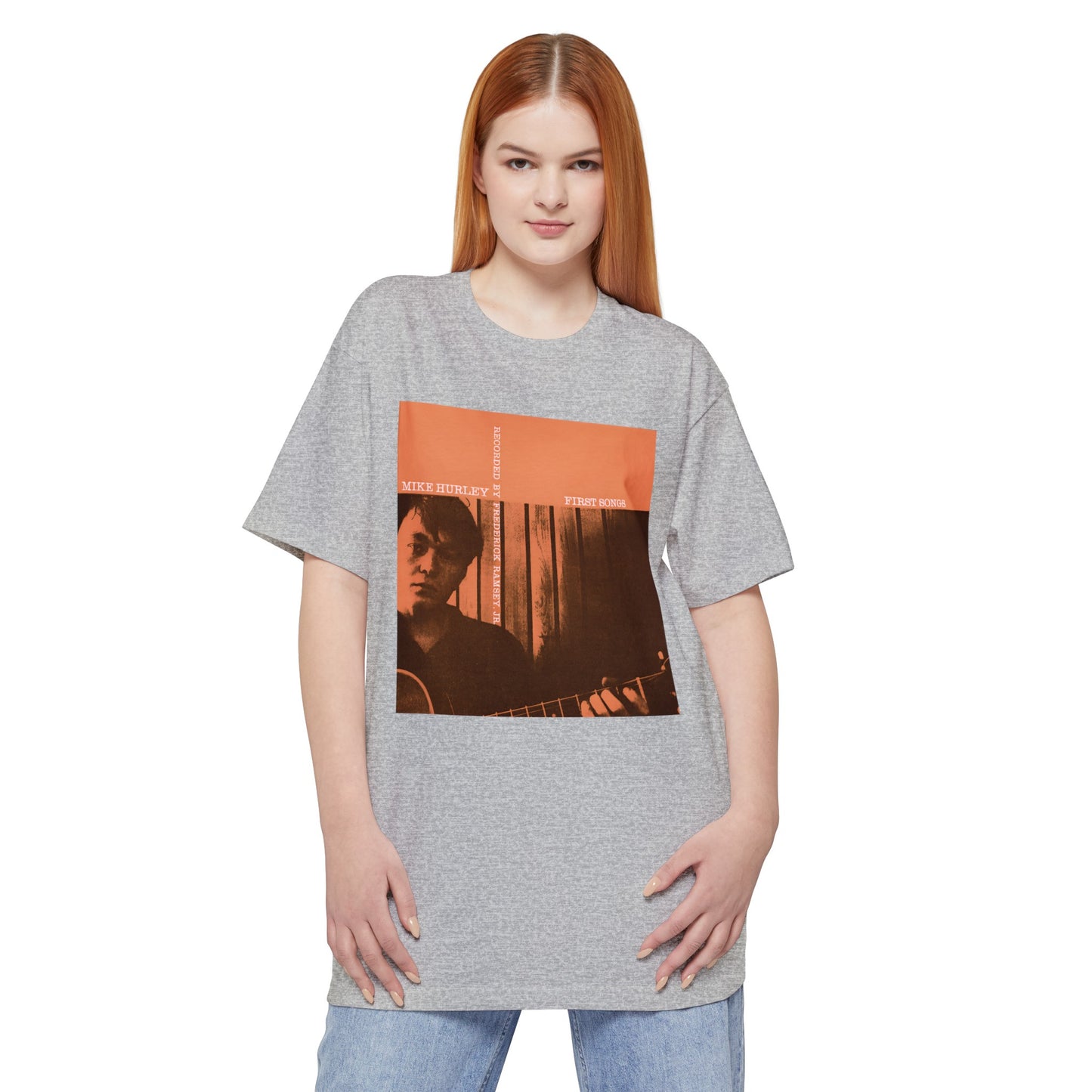 oversized michael hurley 1968 first songs album cover unisex tall beefy tshirt