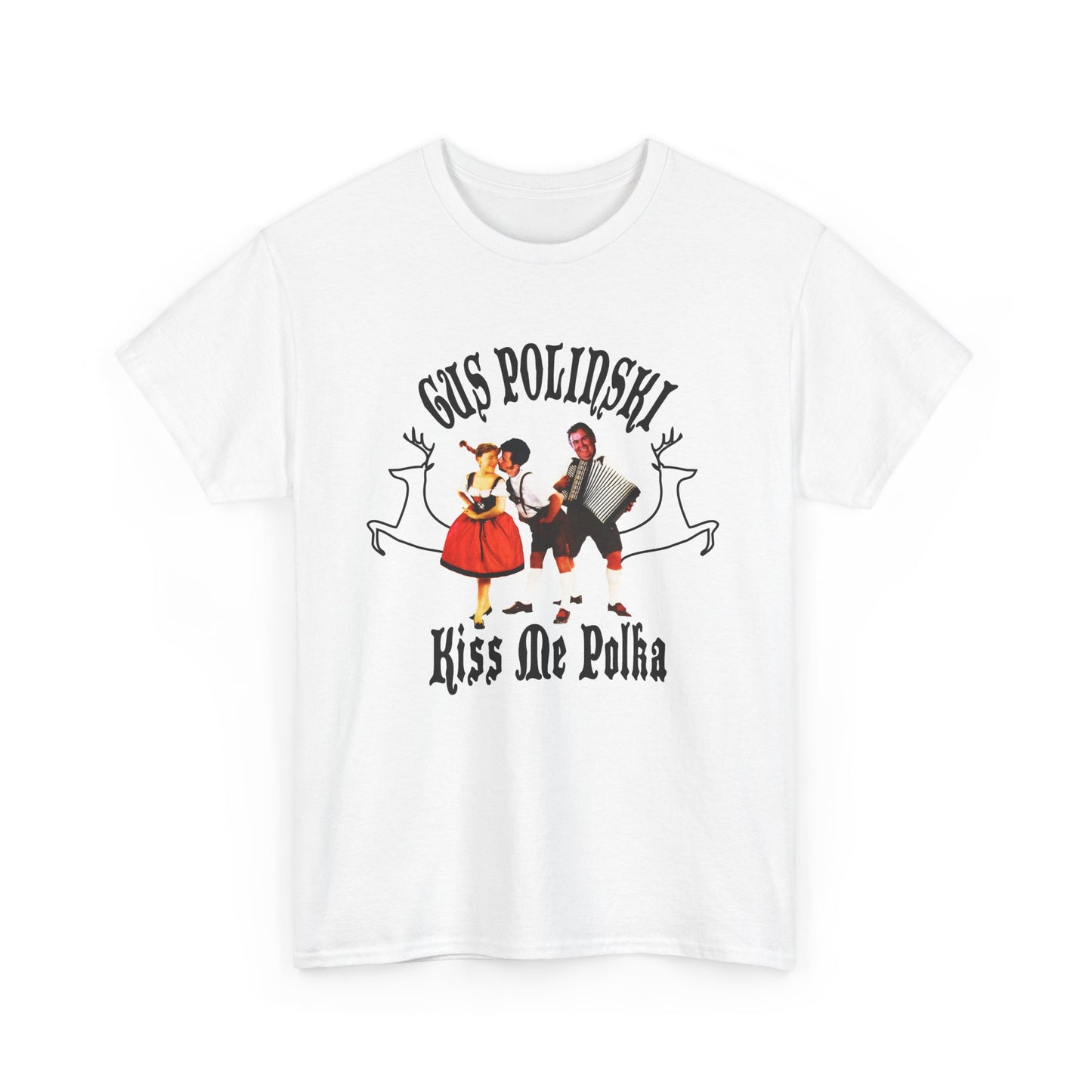 home alone gus polinski (john candy) poker king of the midwest parody album cover for kiss me polka tshirt