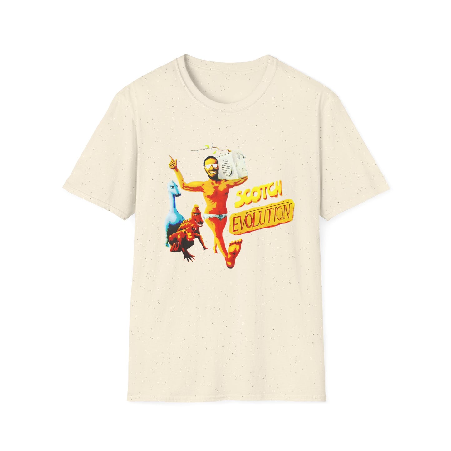 scotch evolution italo disco fan art tshirt