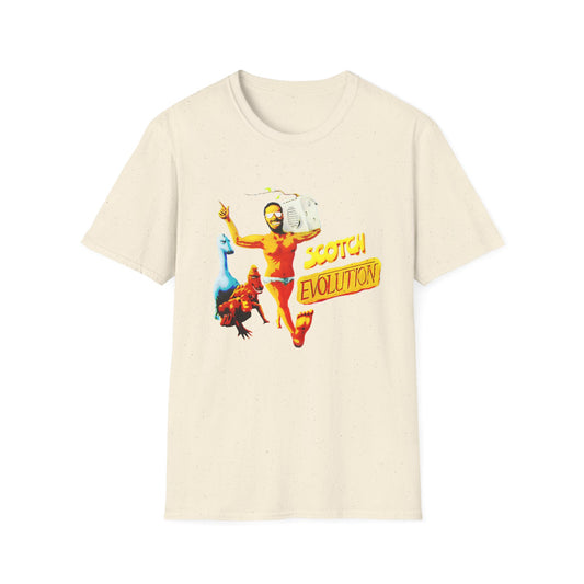 scotch evolution italo disco fan art tshirt