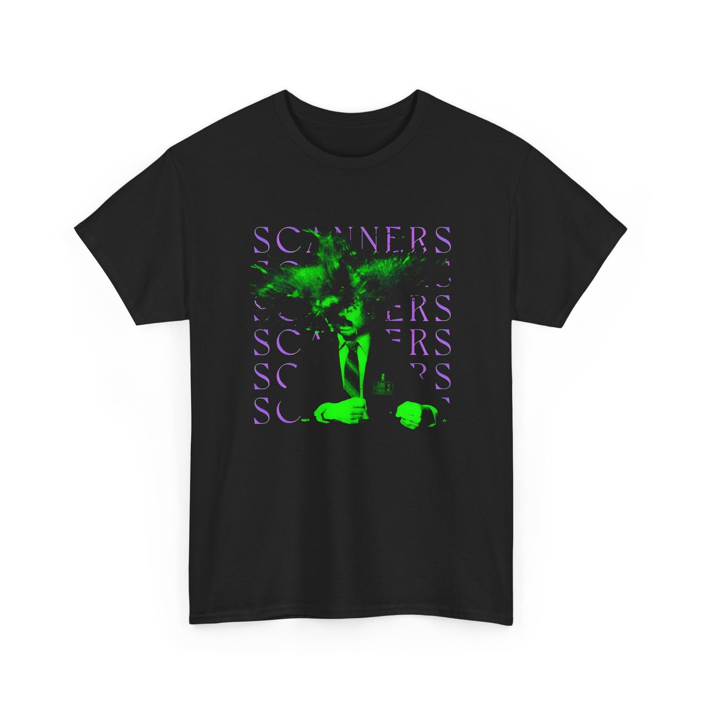 david cronenberg's scanners 1981 alternate movie poster tshirt