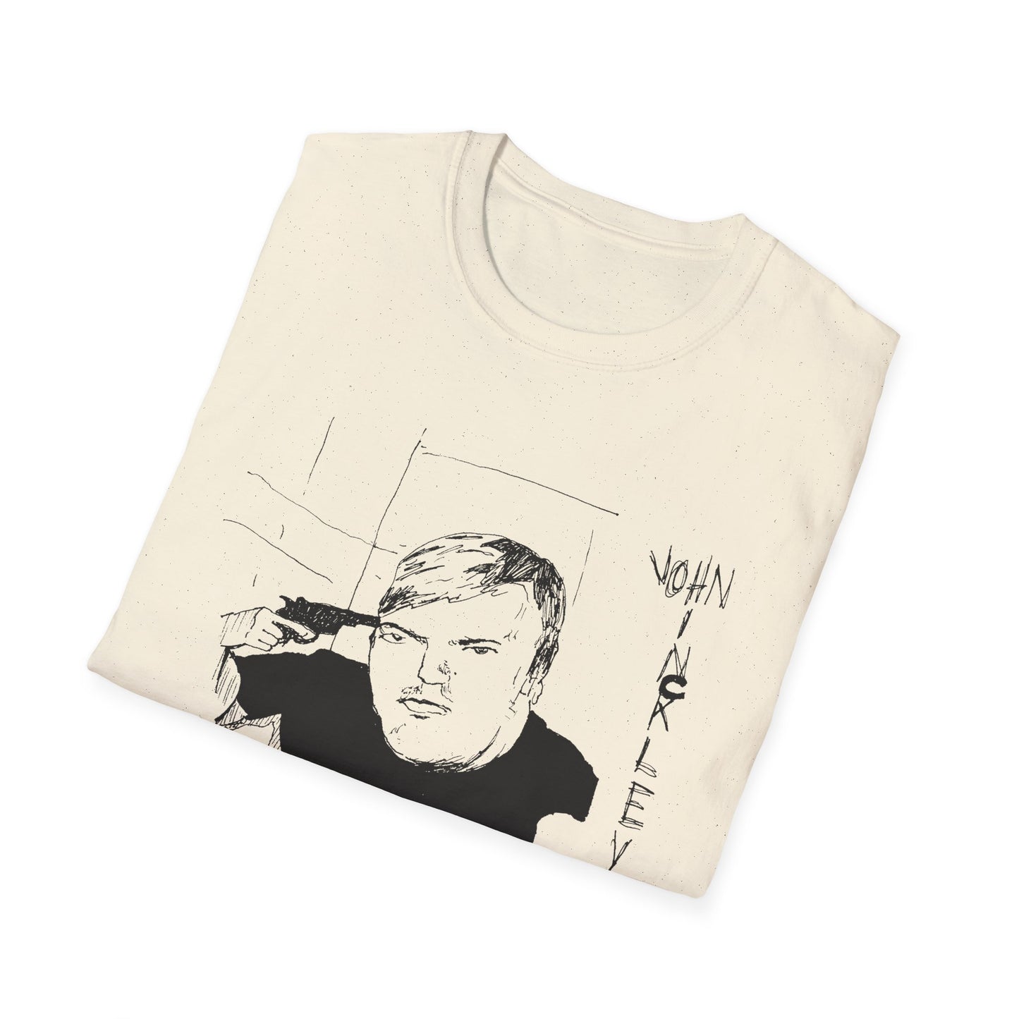 original drawing john hinckley jr. tshirt