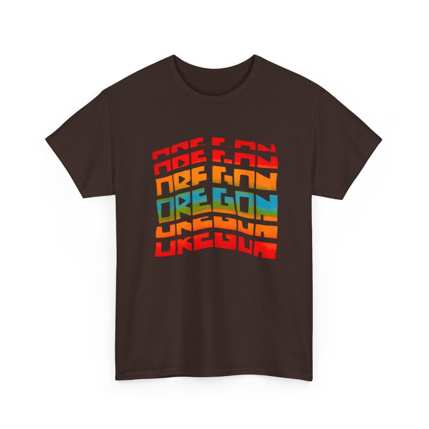 1970s oregon graphic reproduction tshirt