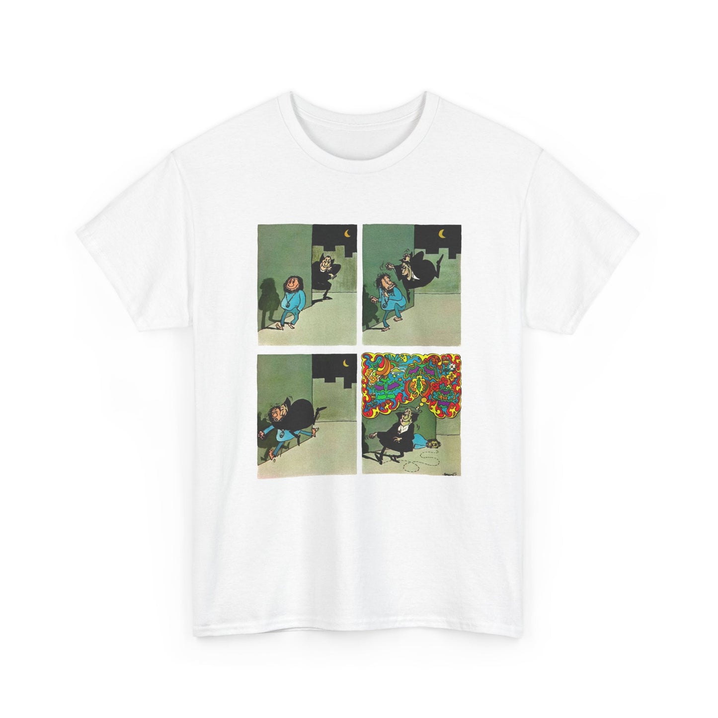 1970 comic the vampire by sergio aragones reproduction tshirt