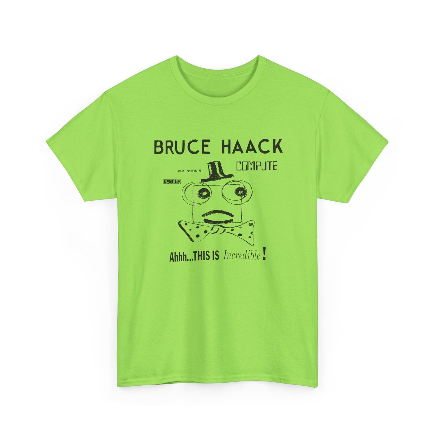 bruce haack fan edit tshirt