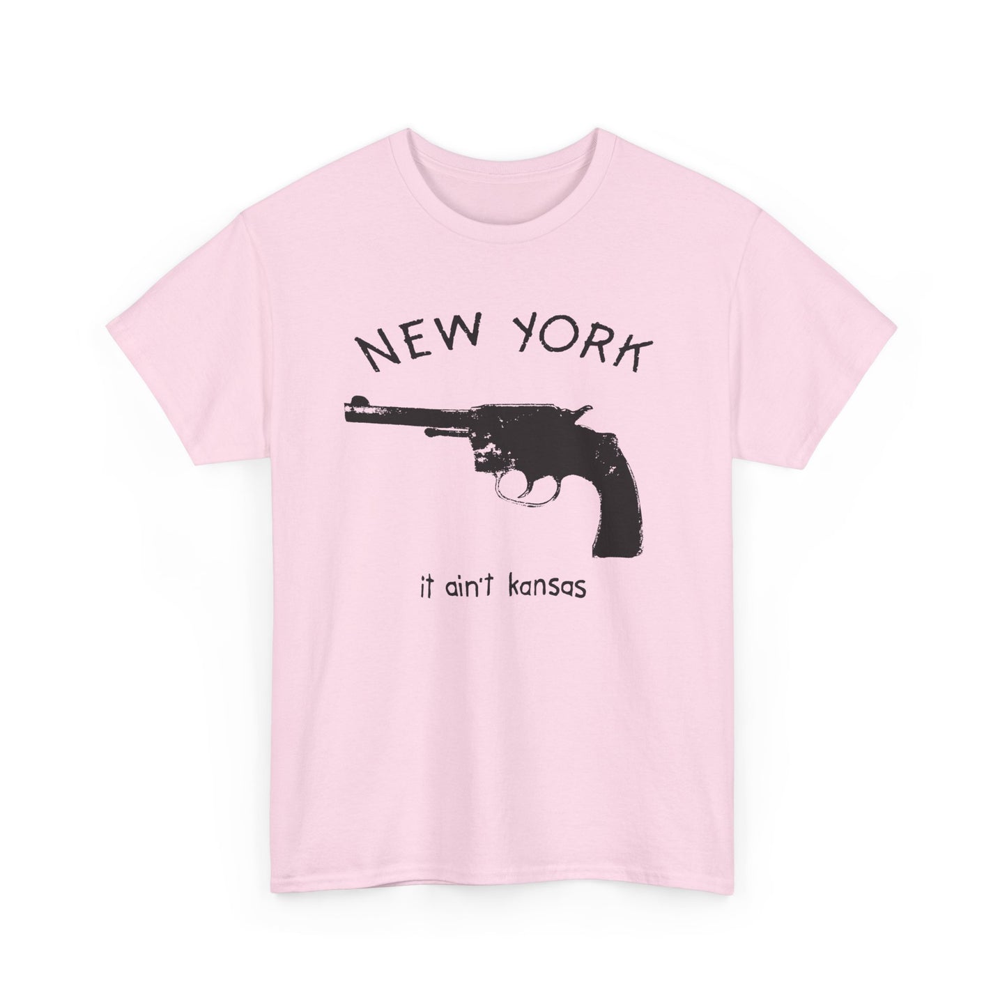 vintage 90s new york it ain't kansas with pistol reproduction tshirt