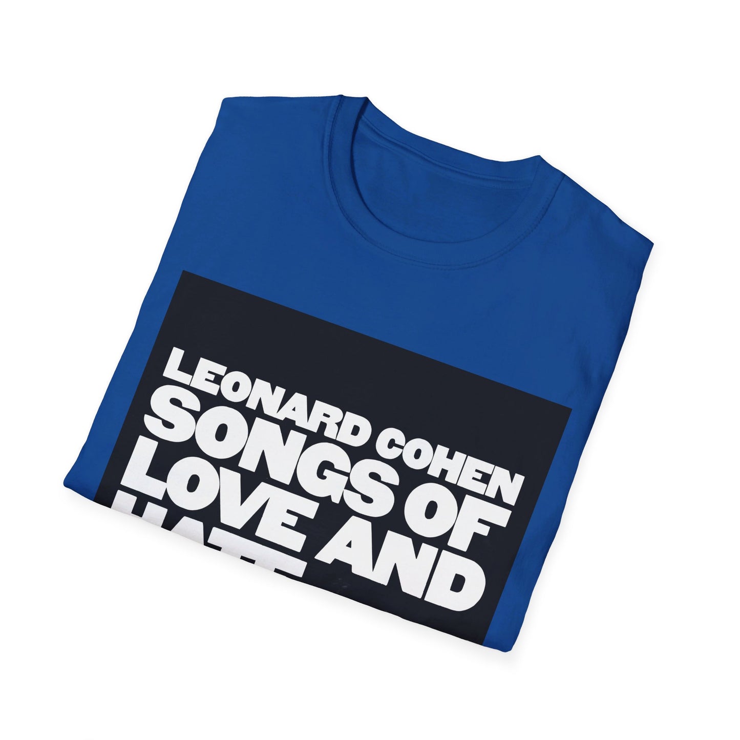 leonard cohen 1971 songs of love and hate album tshirt