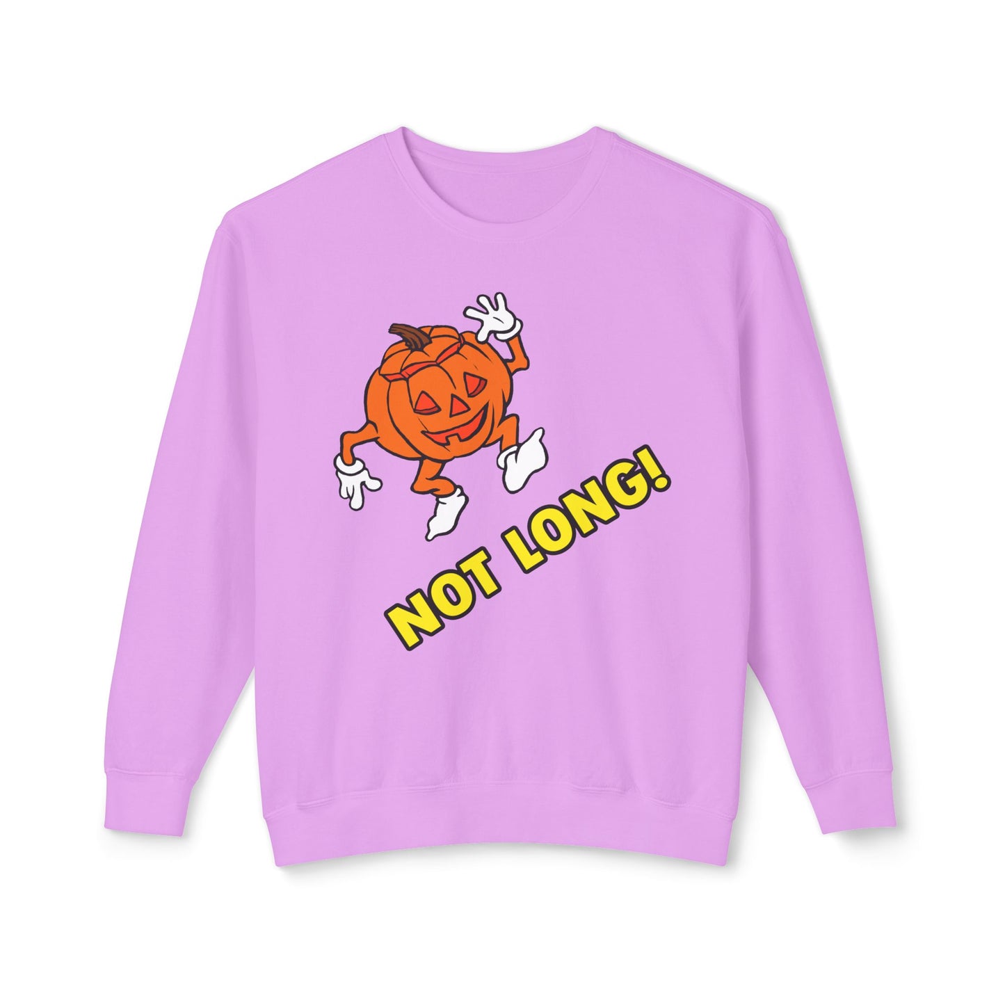 old tv commercial halloween pumpking guy not long custom reproduction 100% cotton sweatshirt
