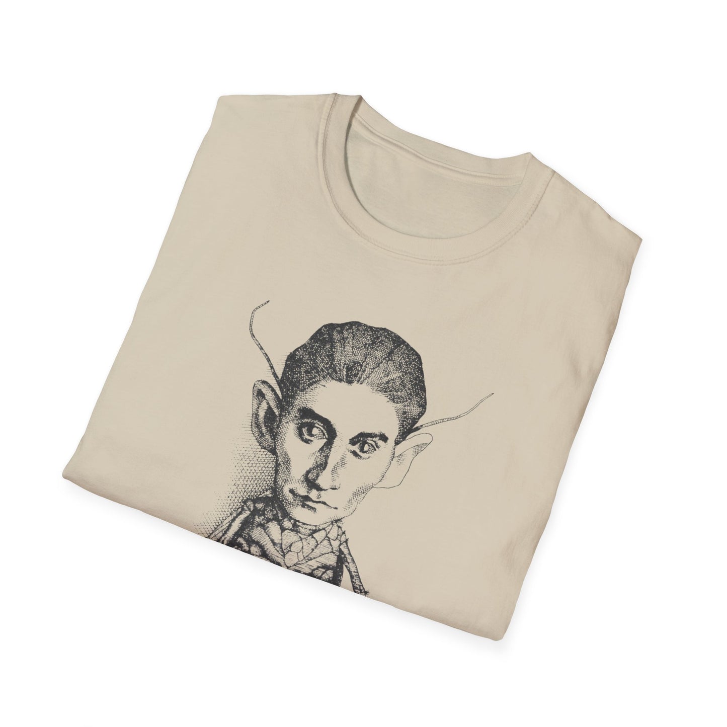 1970s drawing of franz kafka by rogelio naranjo tshirt