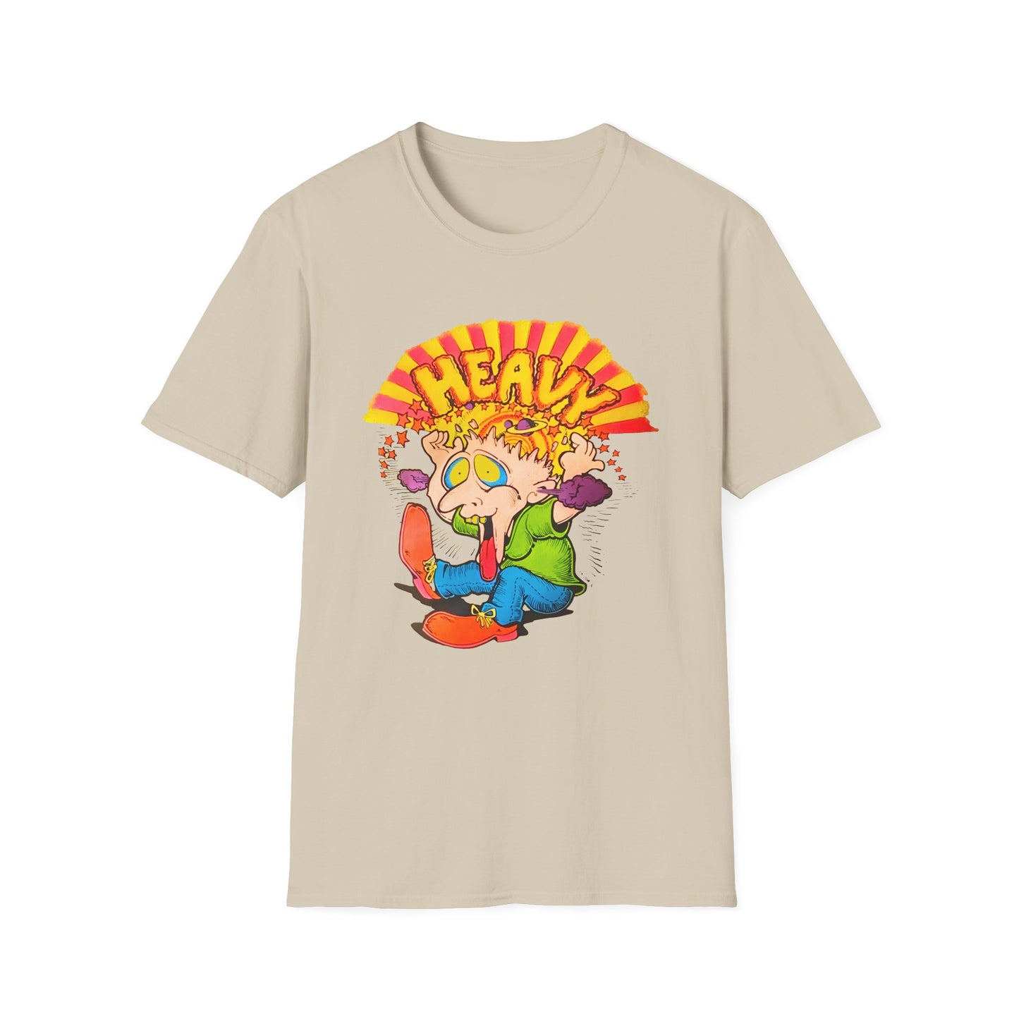 1970s heavy trip cartoon character reproduction tshirt