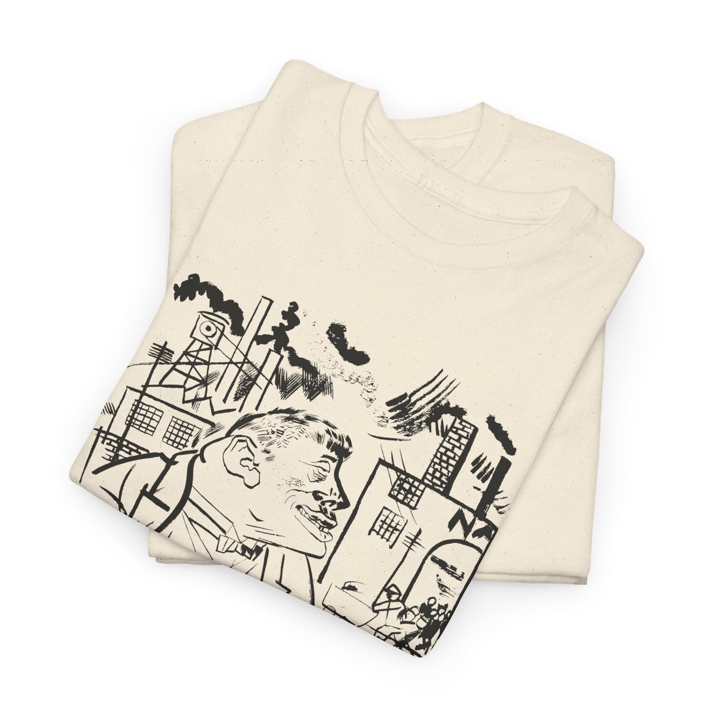 1921 geroge grosz sketch "i shall exterminate everything around me that restricts me from being the master" tshirt