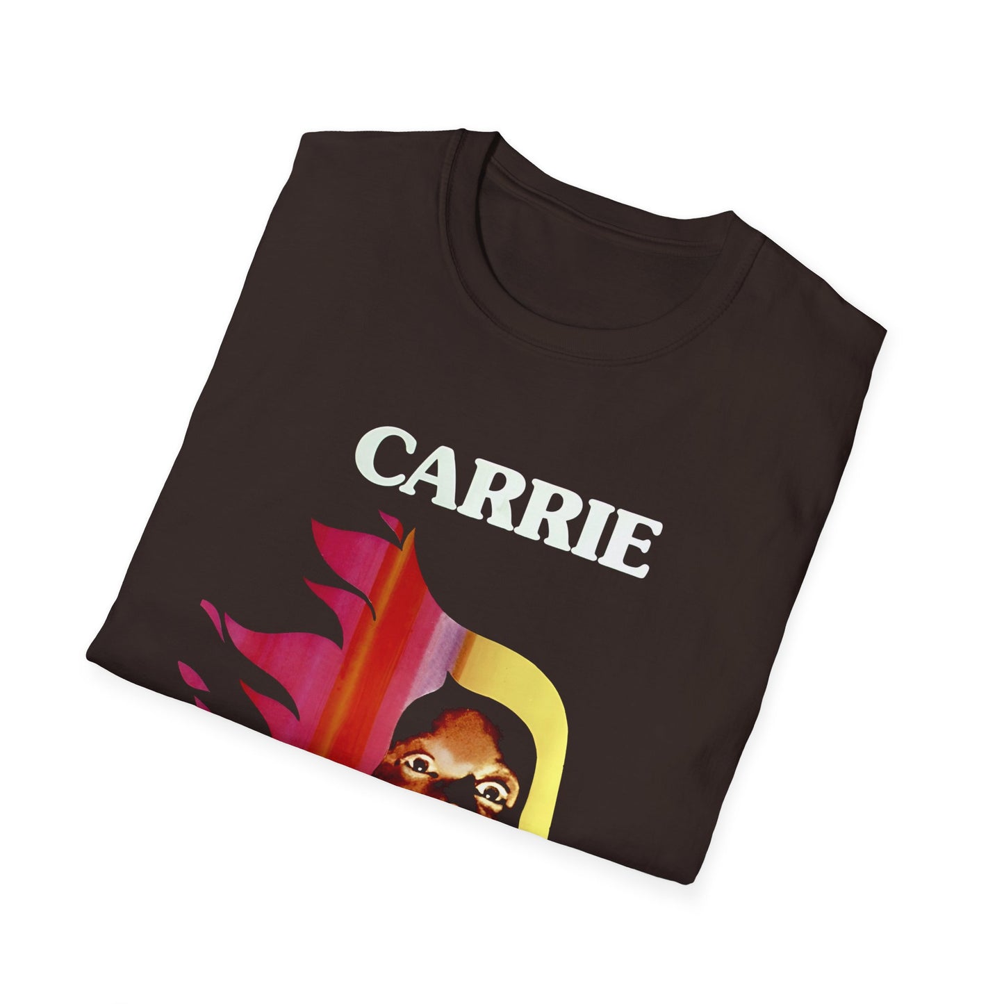 1976 spanish movie poster for carrie tshirt