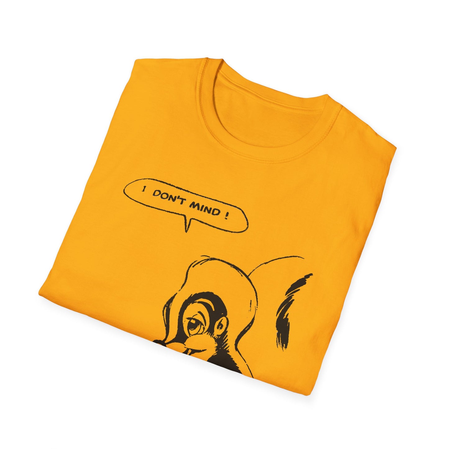 i don't mind cartoon skunk from old comic book tshirt