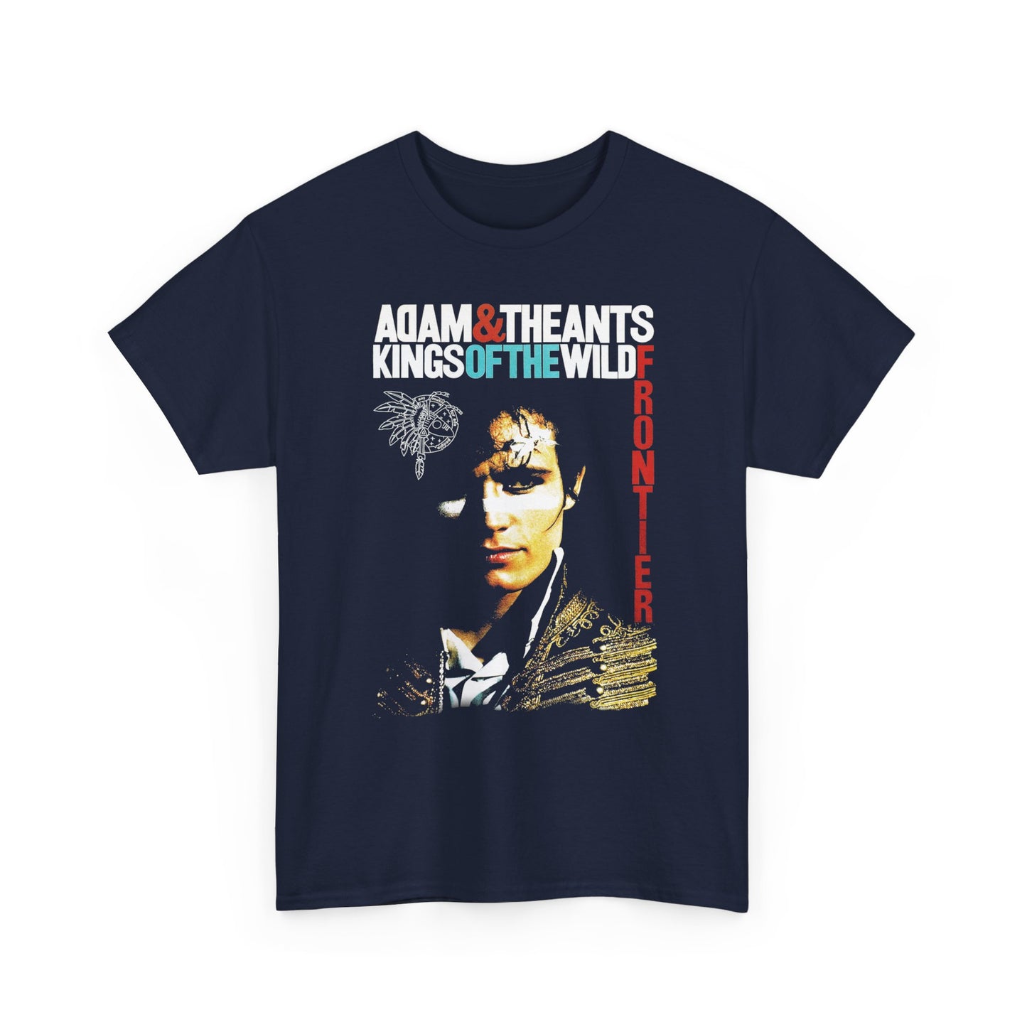 1980 adam and the ants kings of the wild frontier promo poster reproduction tshirt