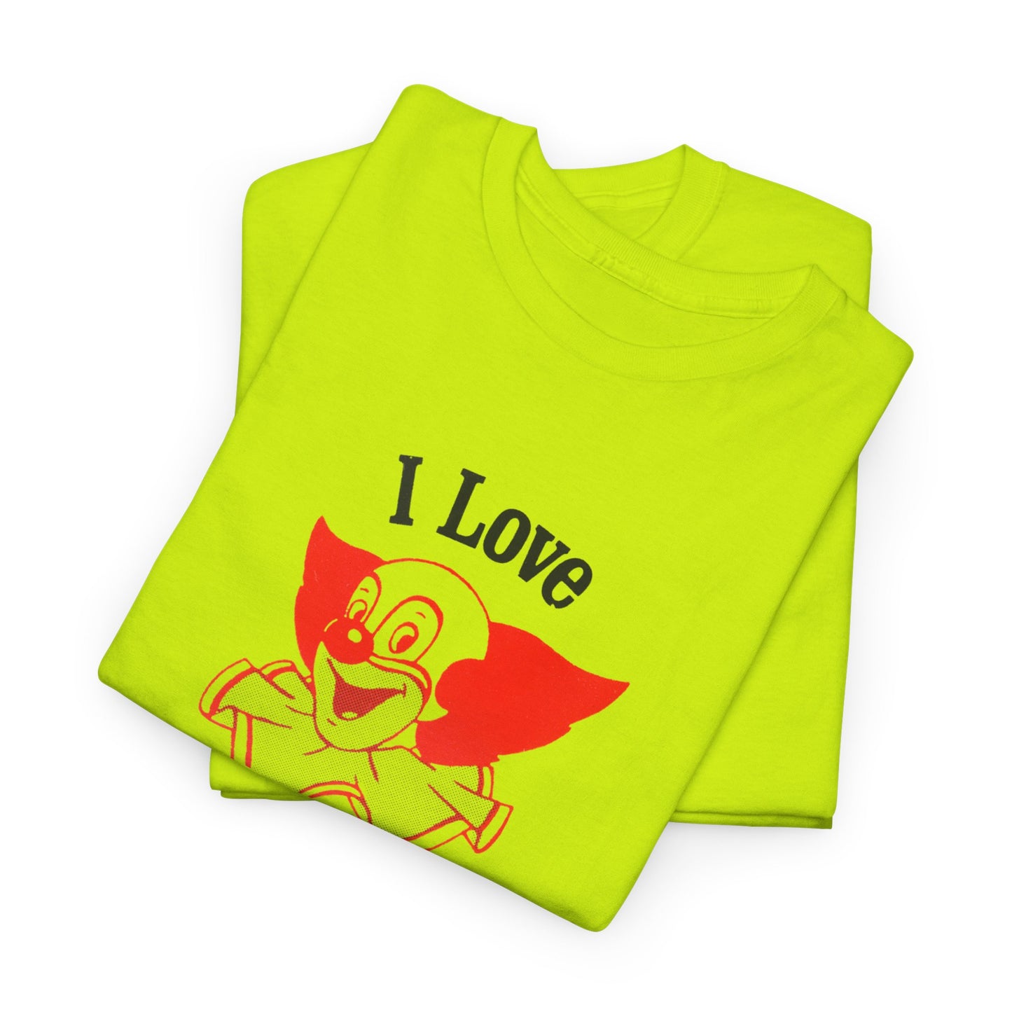 i love bozo vintage reproduction tshirt