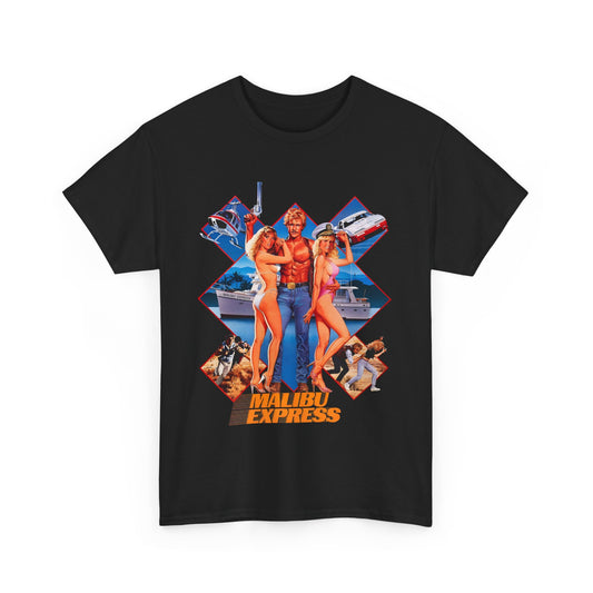 1985 malibu express movie poster tshirt