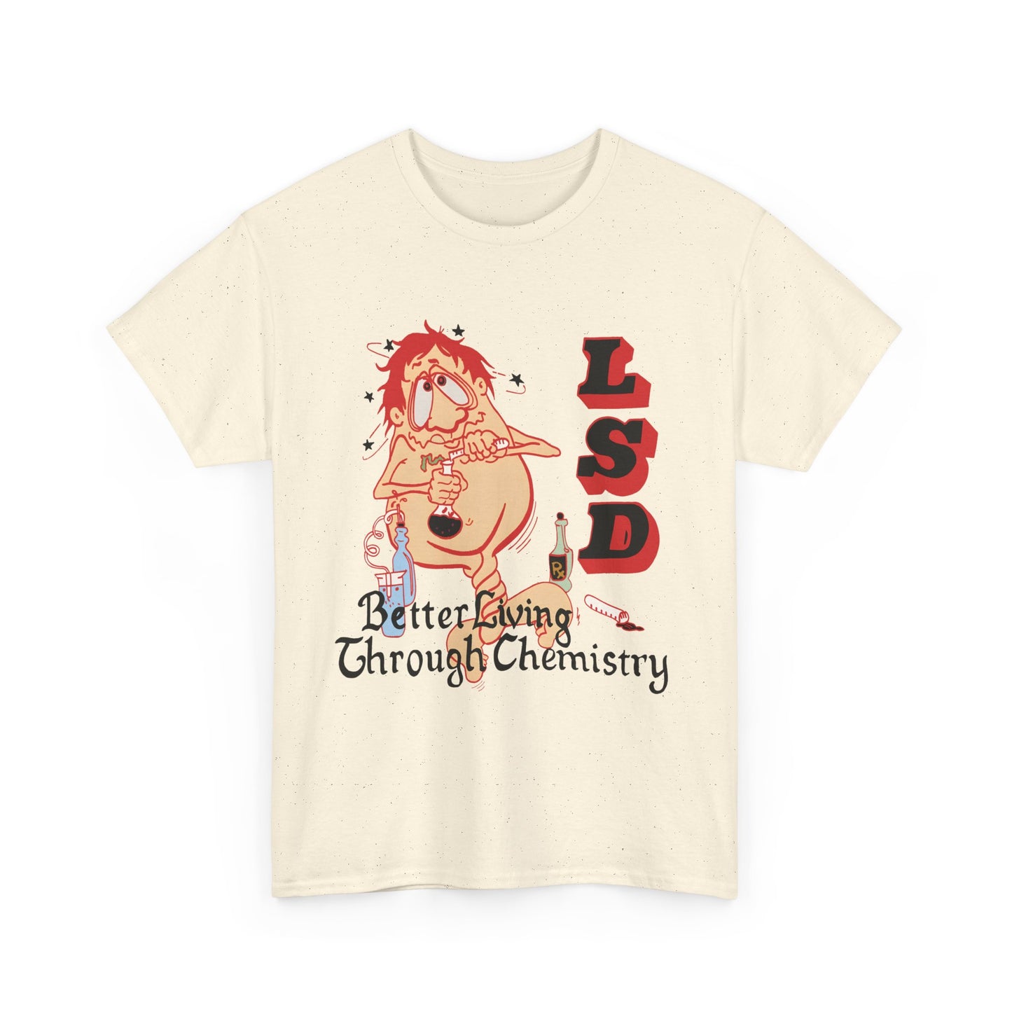 1967 better living through chemistry lsd graphic reproduction tshirt