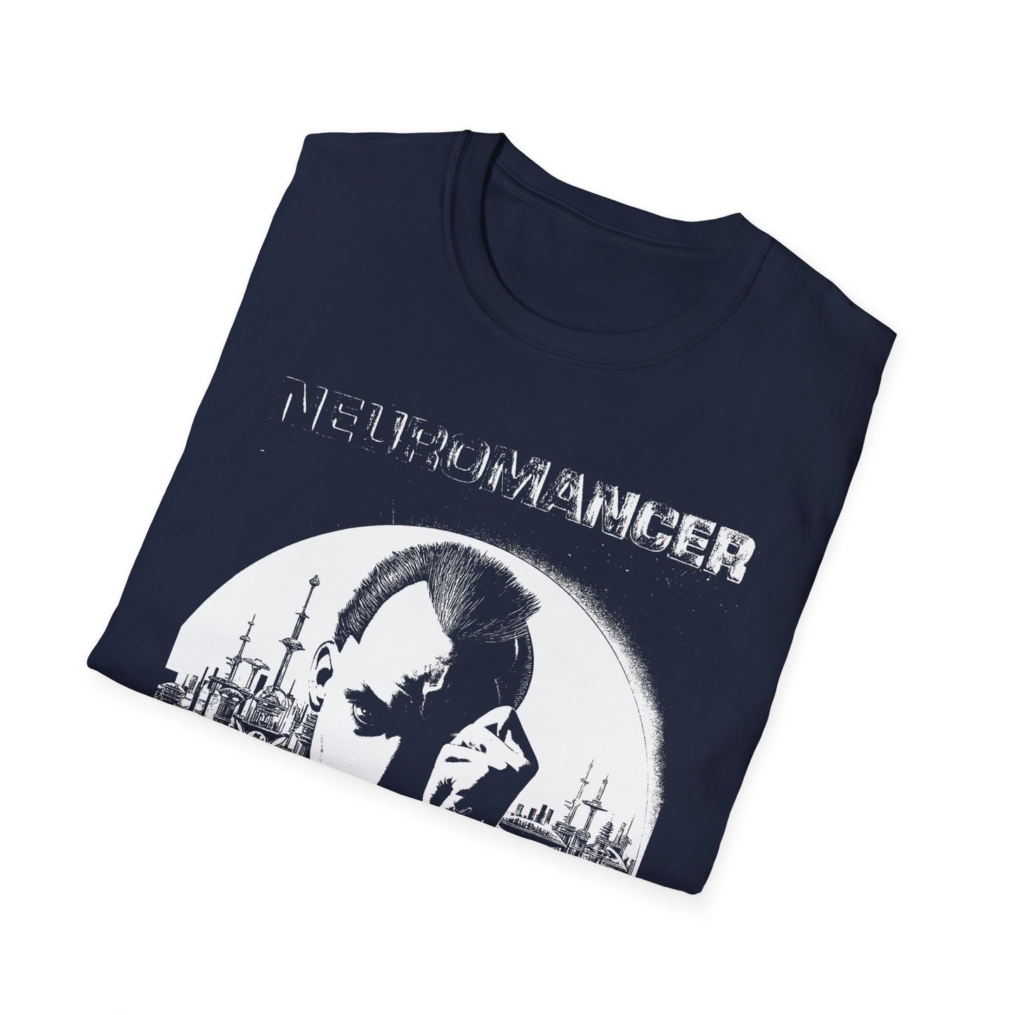 1984 book by william gibson neuromancer book cover tshirt