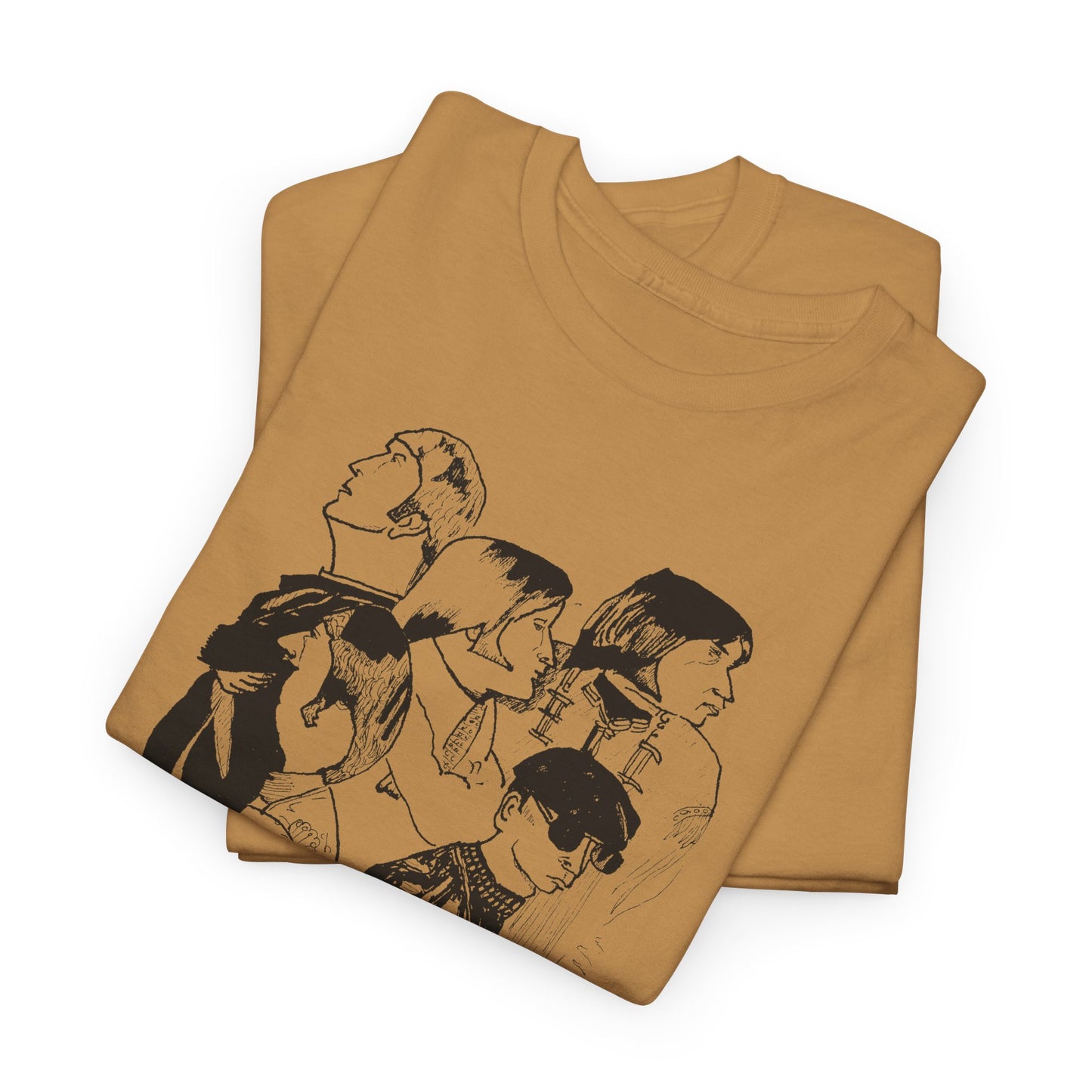 original drawing buffalo springfield fan art tshirt