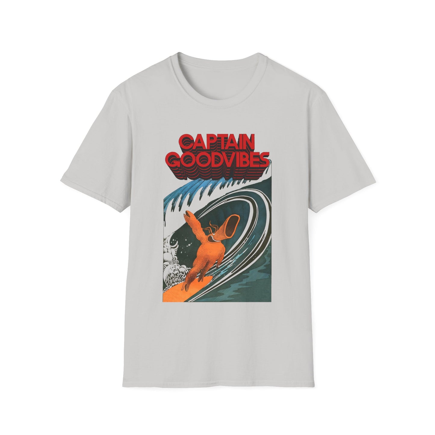 1975 underground australian surf comic illustration by tony edwards re colourized reproduction tshirt