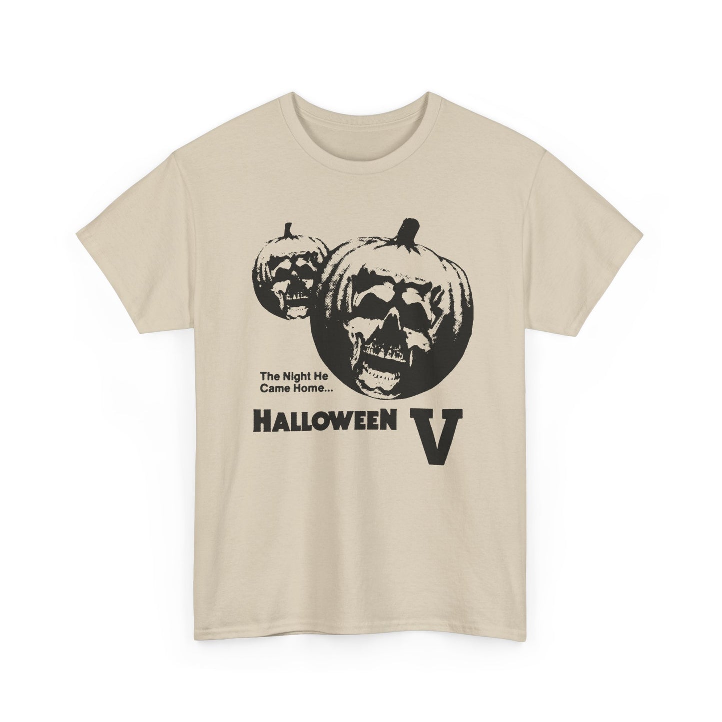 1989 newspaper advertisement for halloween v reproduction tshirt
