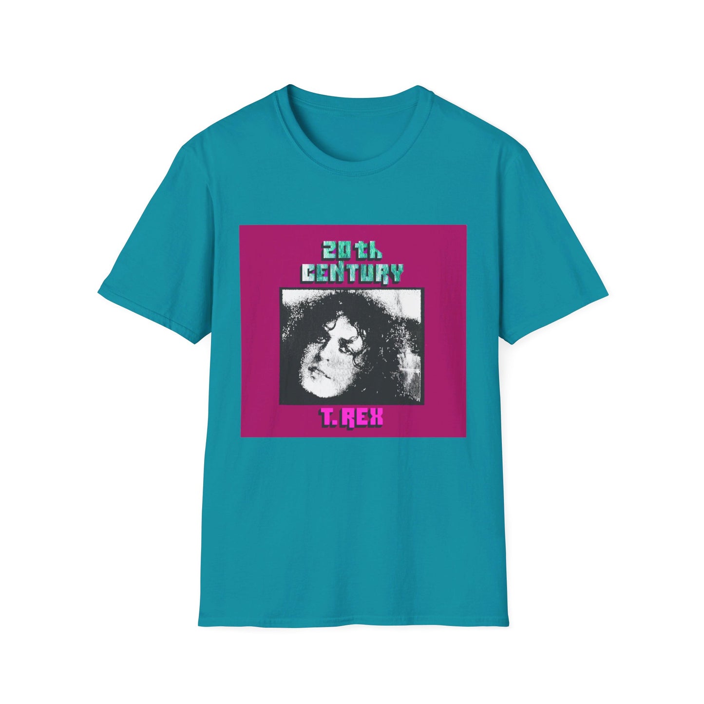 t. rex 1973 20th century alternate colour album tshirt