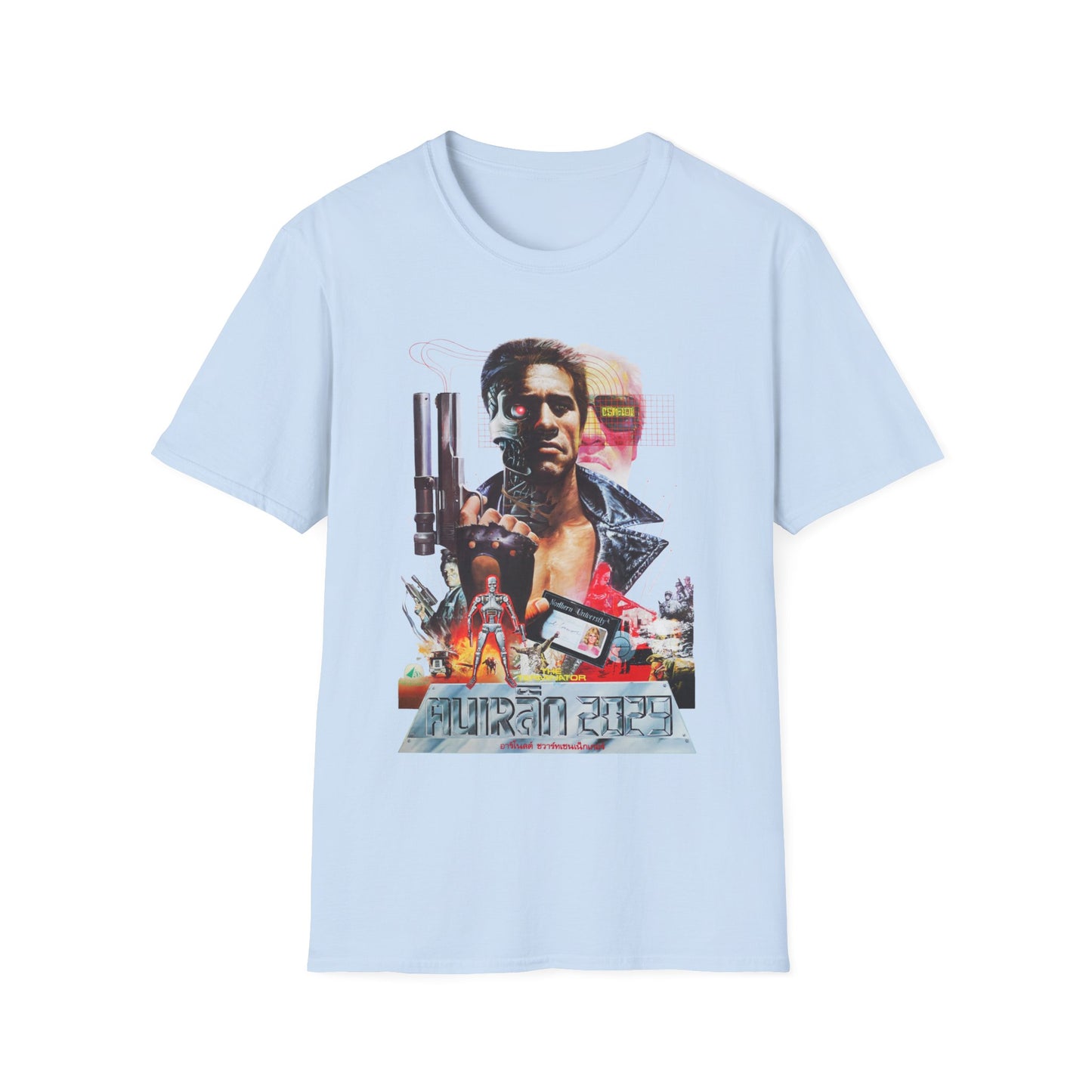 the terminator 1984 thailand movie poster tshirt