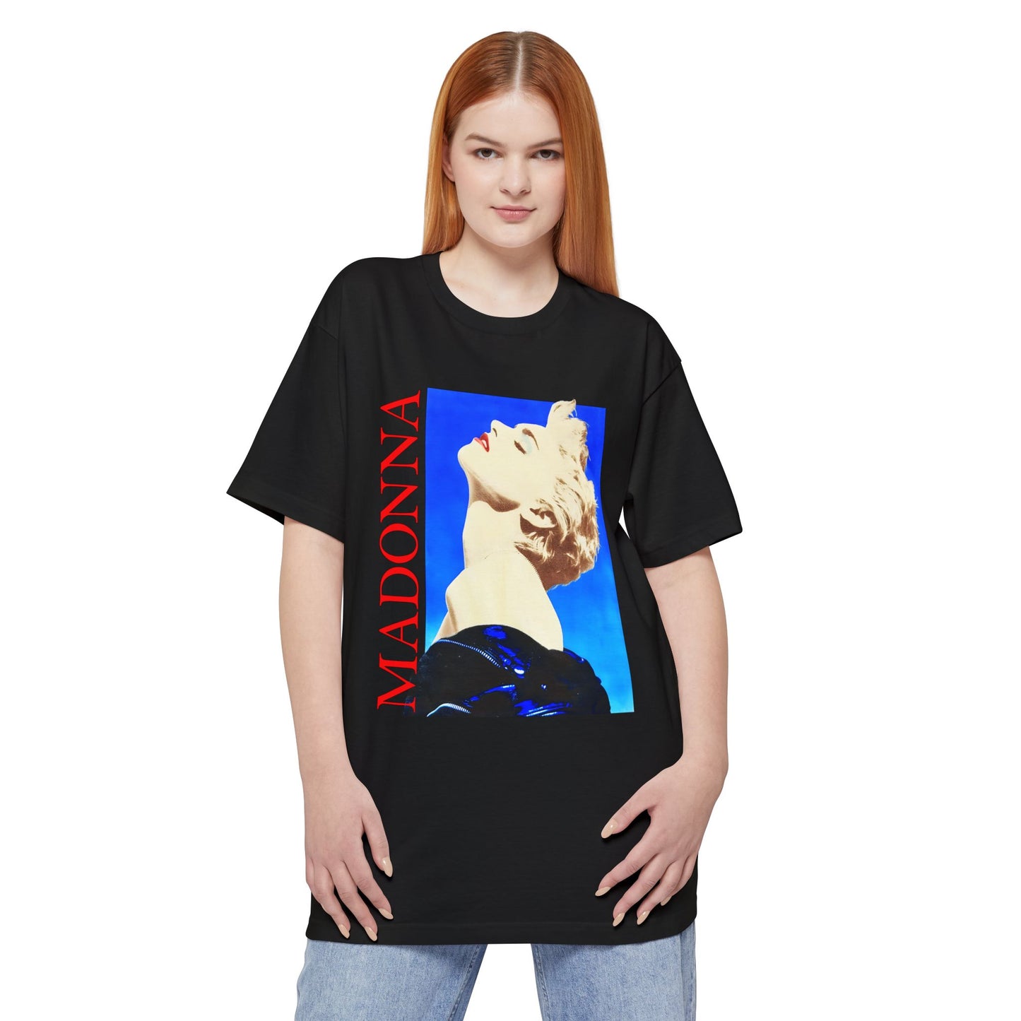 oversized 1986 rare madonna reproduction unisex tall beefy tshirt