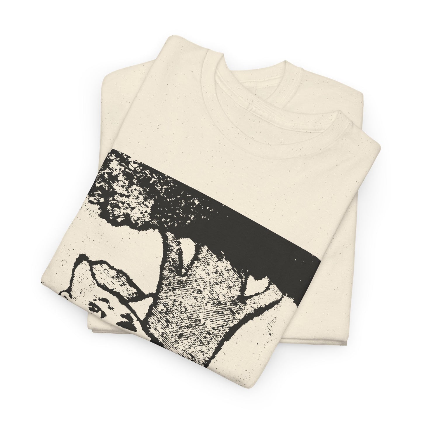 mid twentieth century the boy and the dog illusion artwork reproduction tshirt