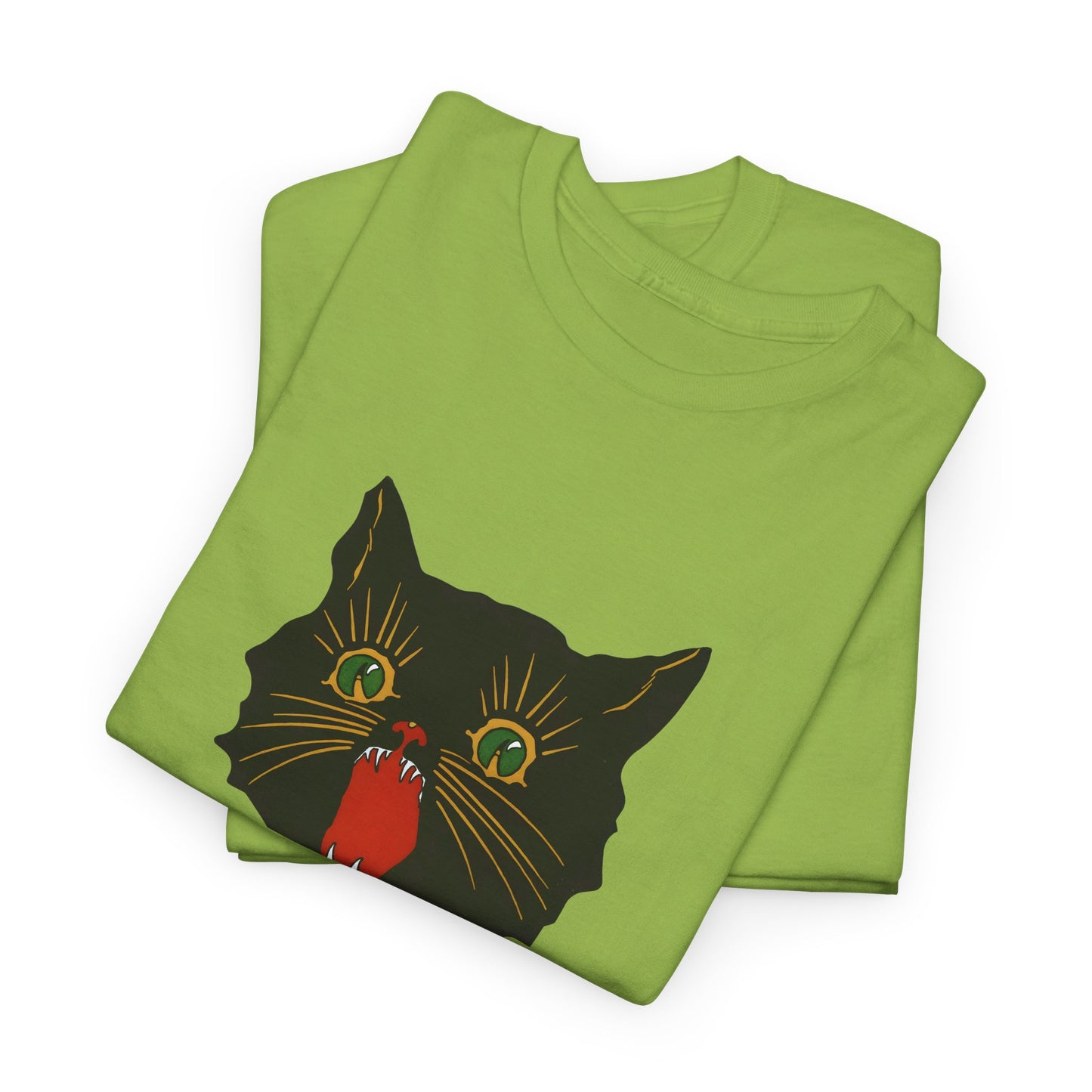 vintage halloween cat reproduction tshirt