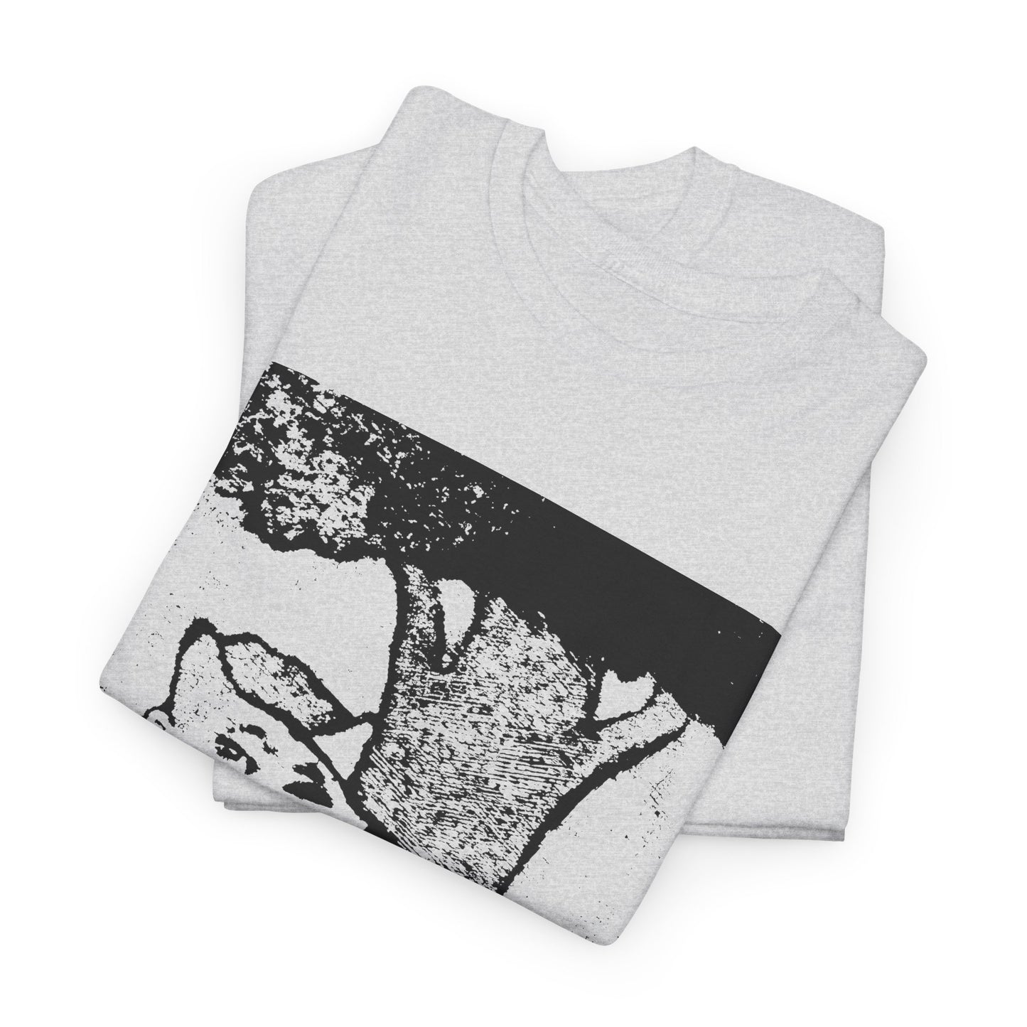 mid twentieth century the boy and the dog illusion artwork reproduction tshirt