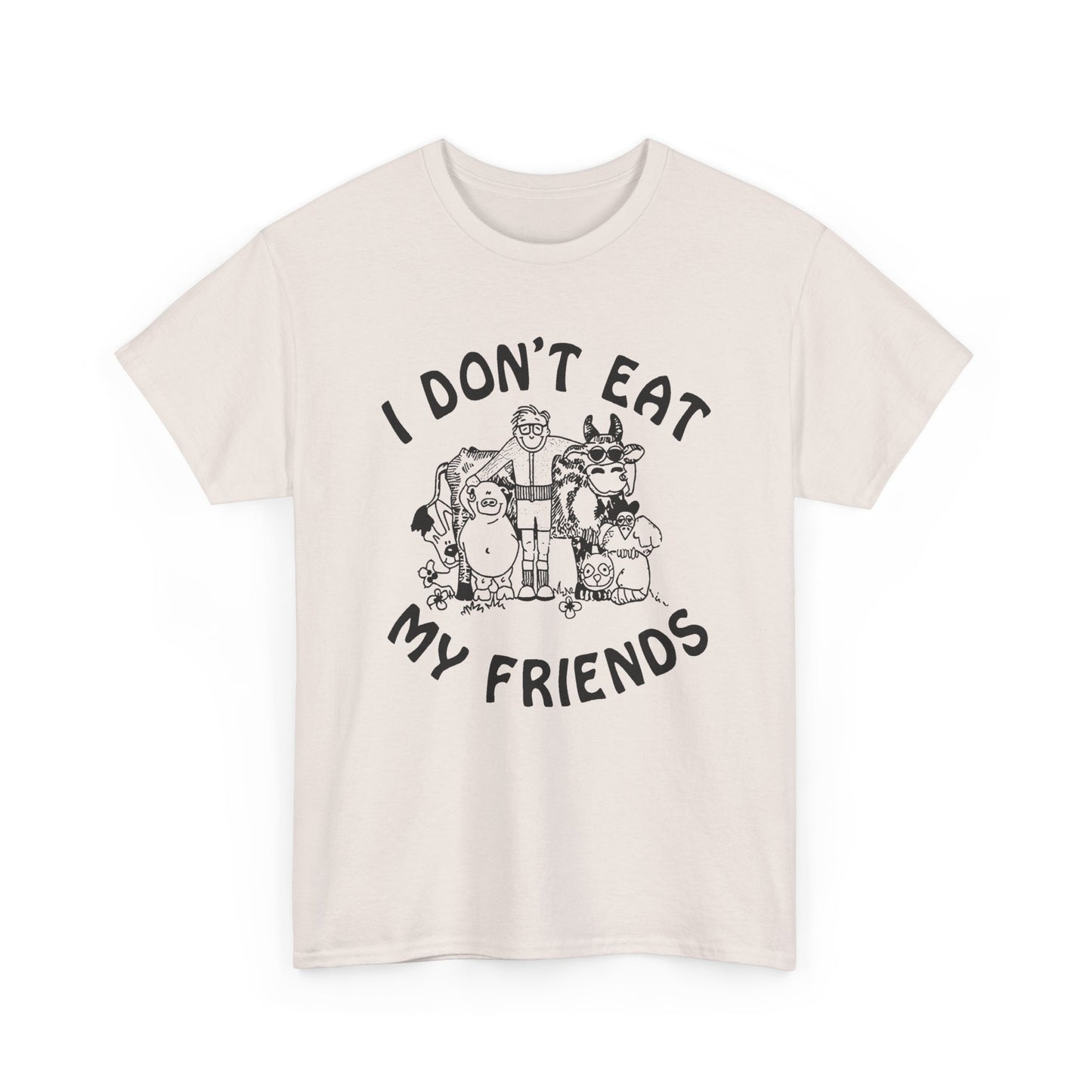vintage i don't eat my friends as worn by elvira mistress of the dark reproduction tshirt