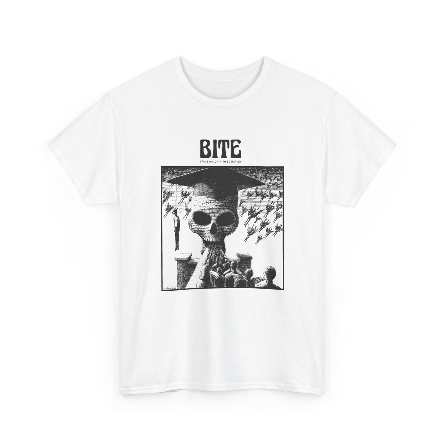 1981 bruce haack with ed harvey experimental electronic album bite tshirt
