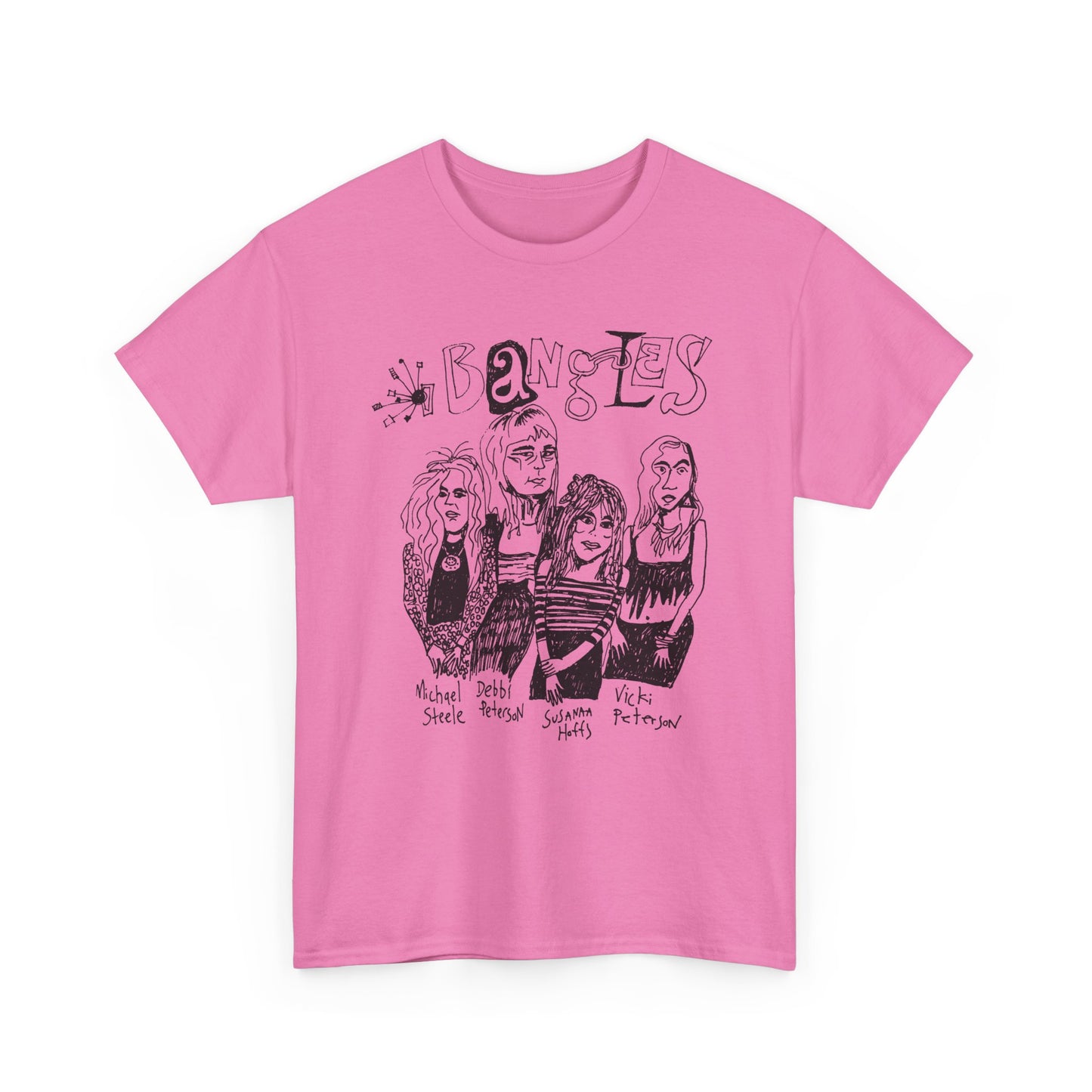 the bangles band original drawing tshirt