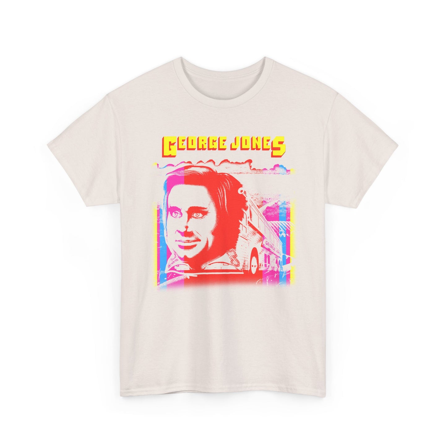 1977 george jones i wanna sing album cover fan art tshirt
