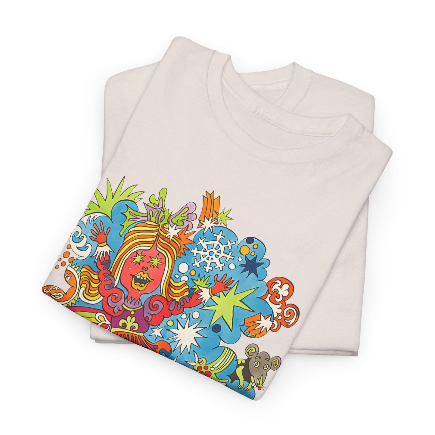 1970 stars slovak illustration by miroslav cipar reproduction tshirt