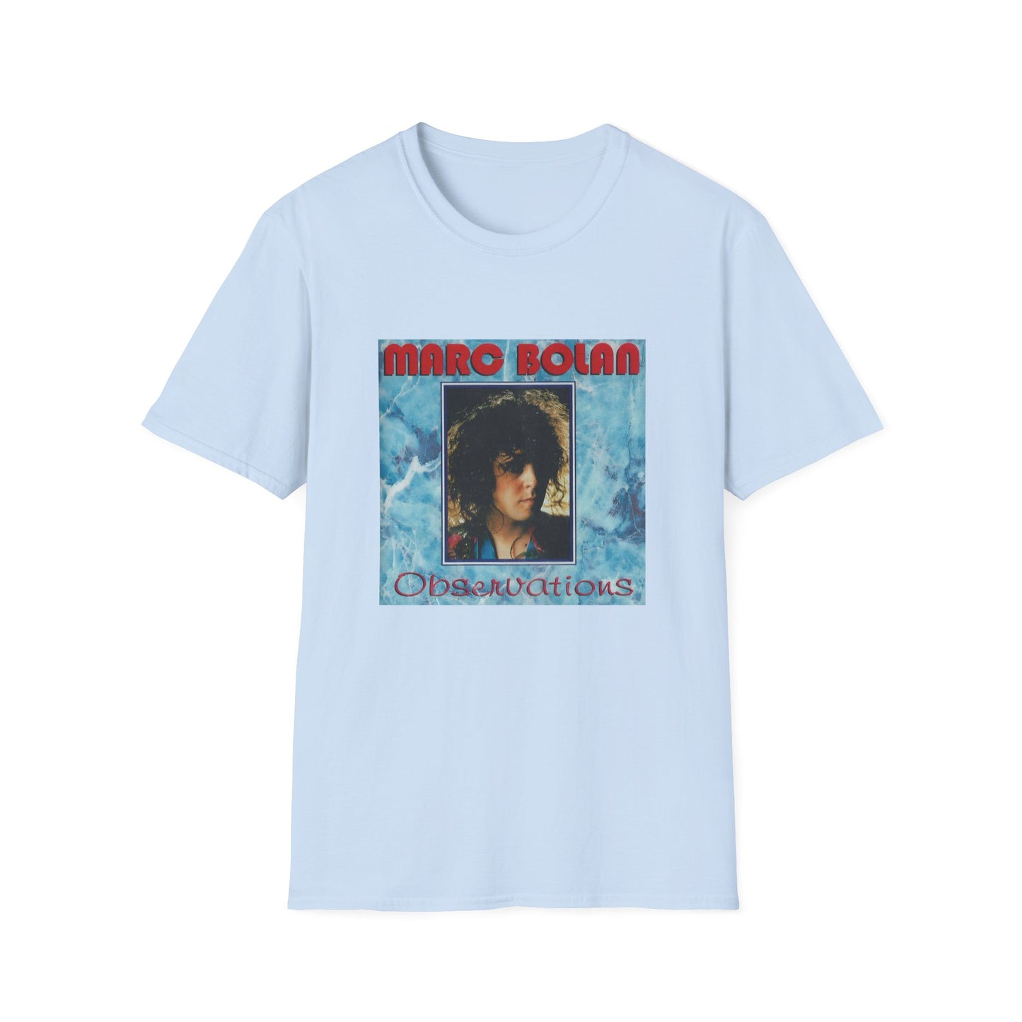 marc bolan 1992 observations album tshirt