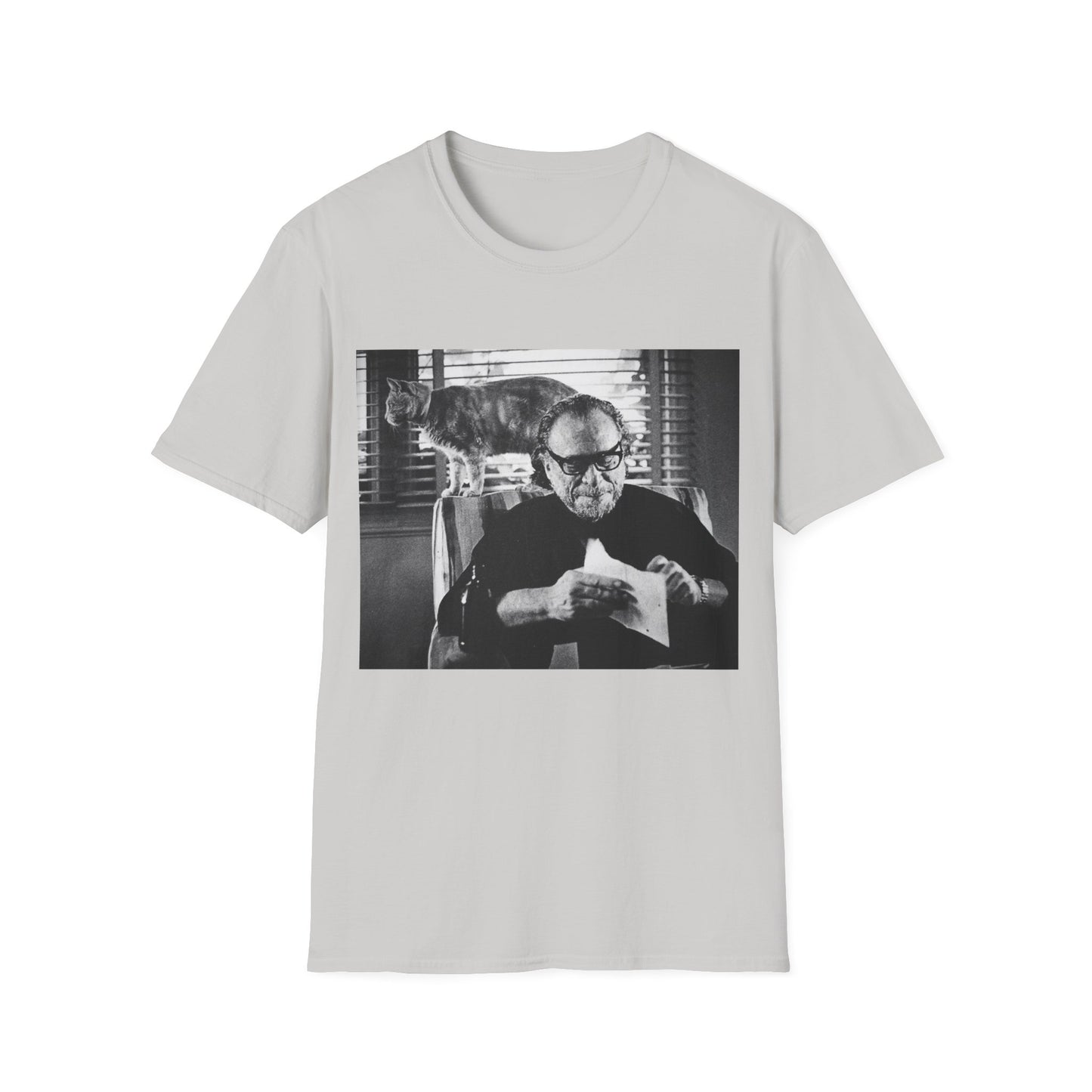 bukowski and butch the cat tshirt