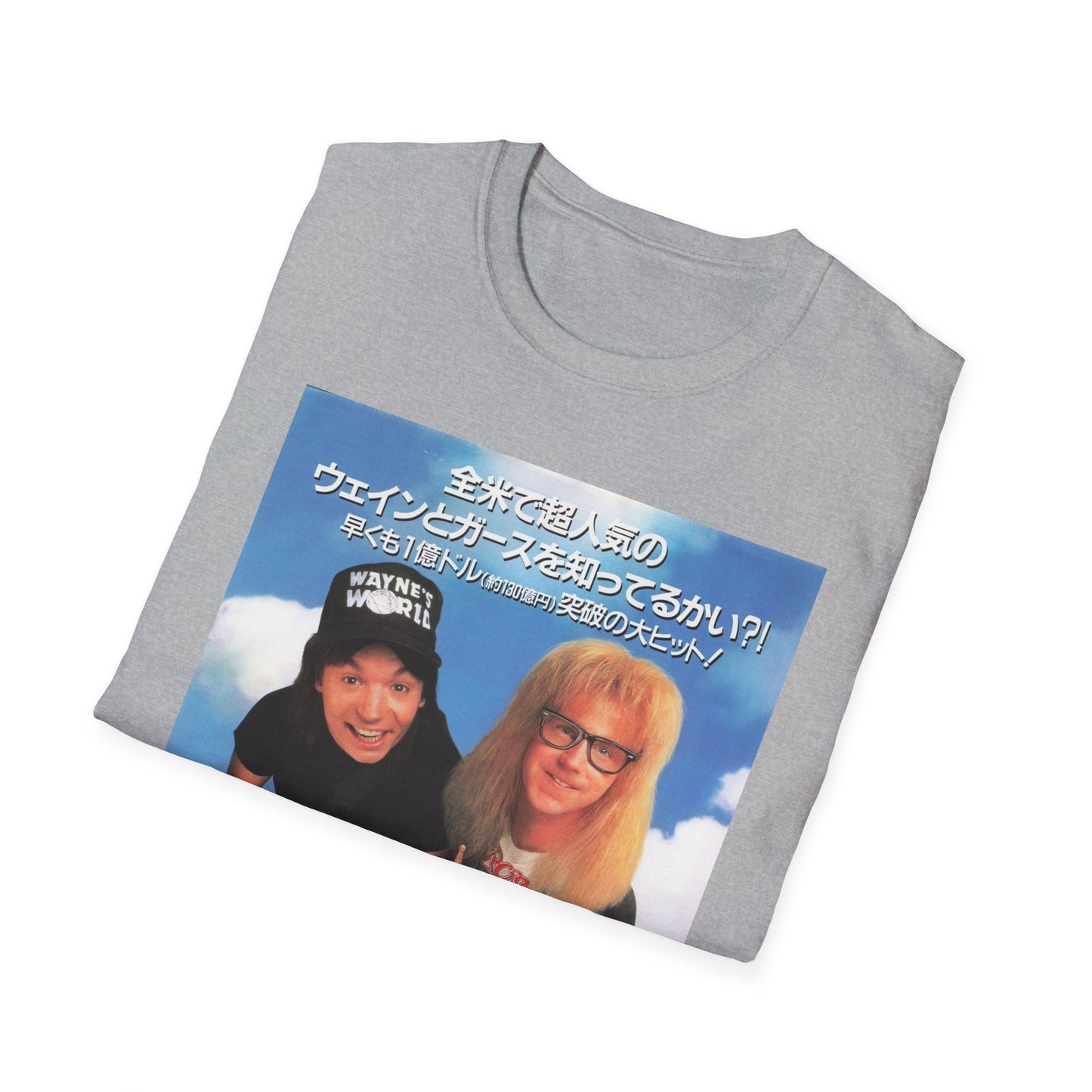 wayne's world japanese movie poster tshirt