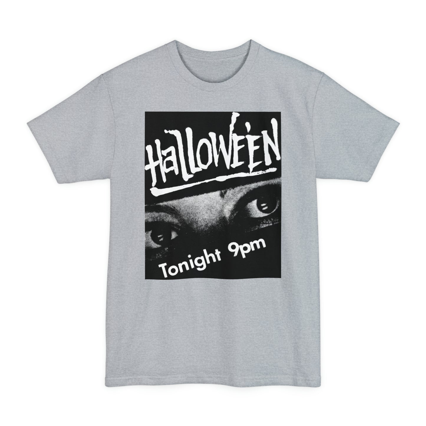 oversized halloween 1978 movie tv guide ad art unisex tall beefy tshirt