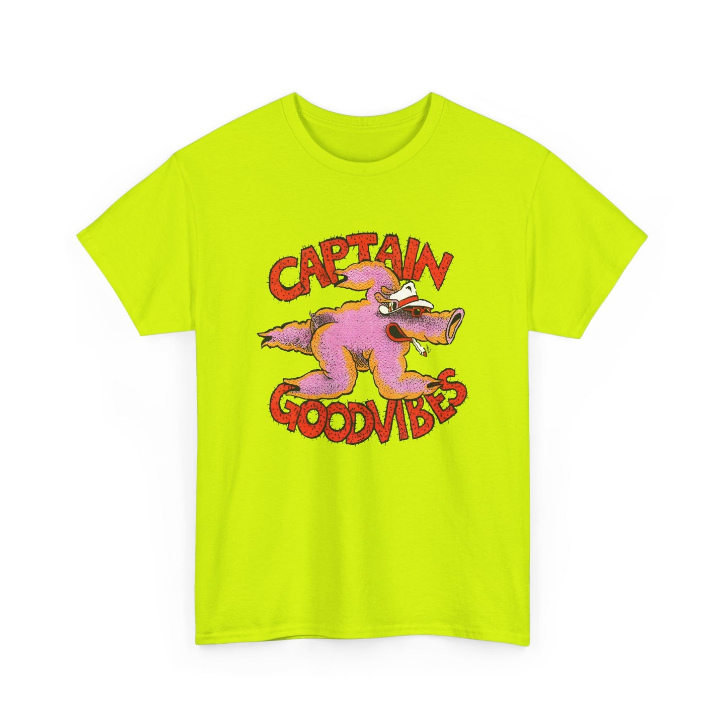 1970s australian surf counter culture illustration by tony edwards captain goodvibes reproduction tshirt