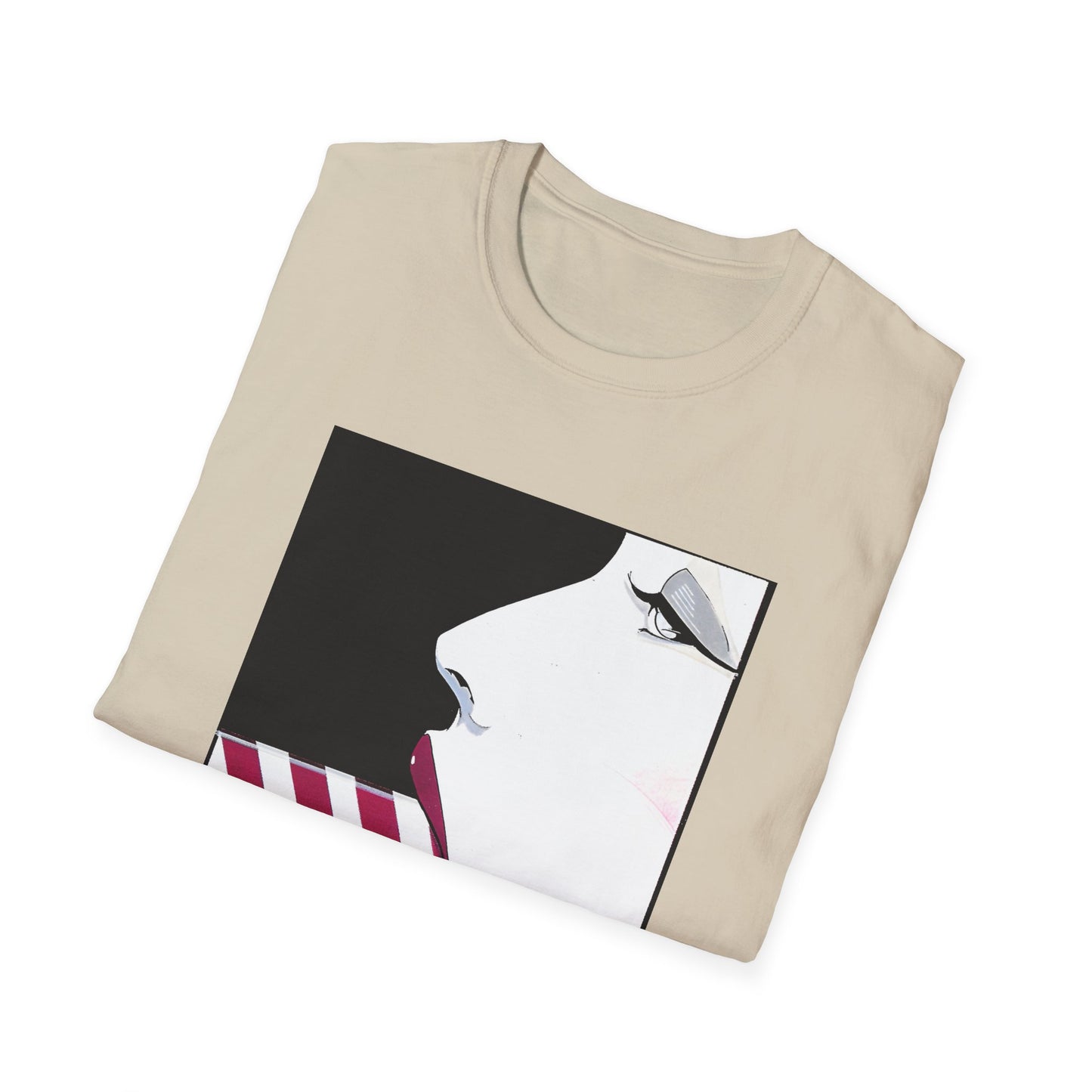 patrick nagel candy cane tshirt