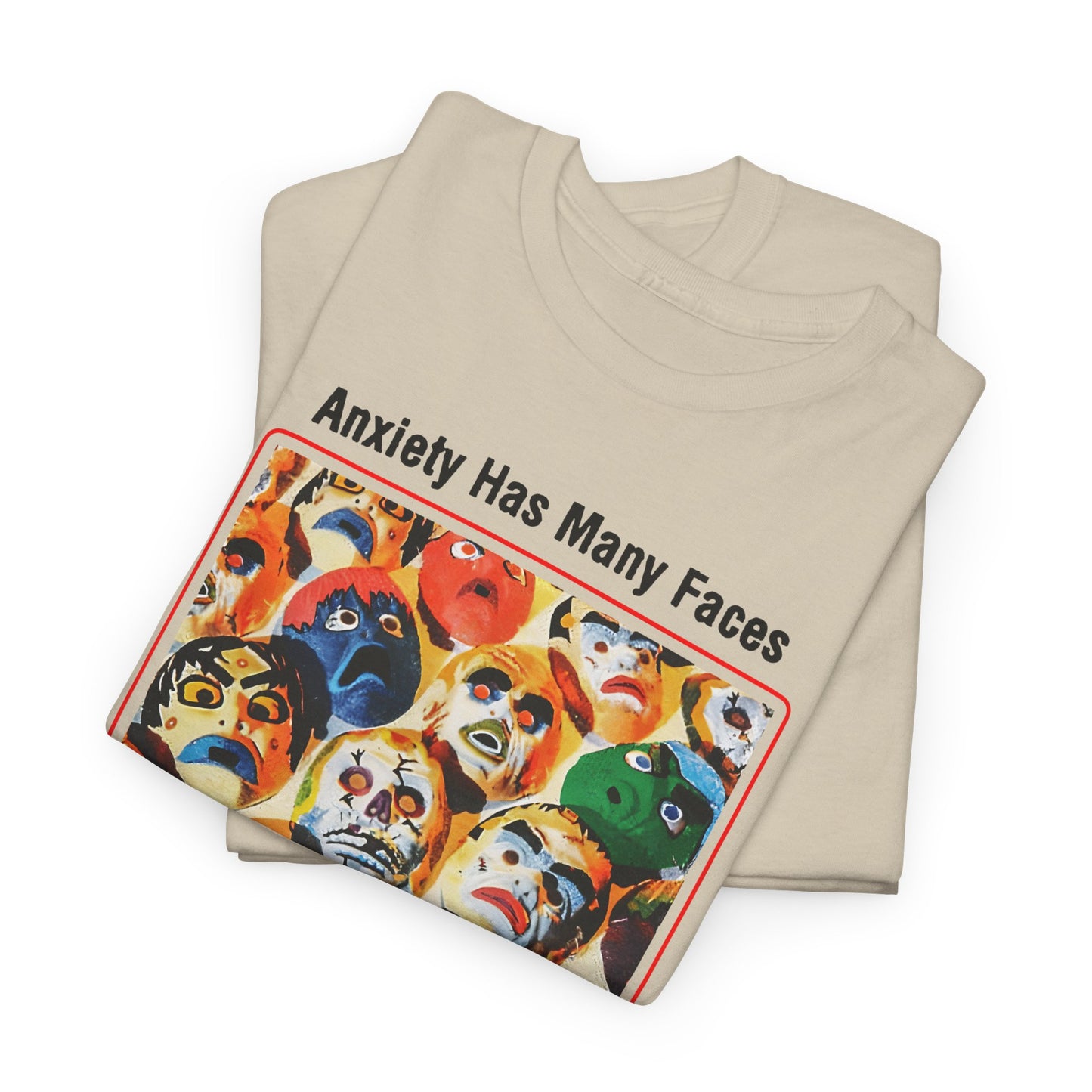 vintage xanax anxiety has many faces but there is only one tshirt